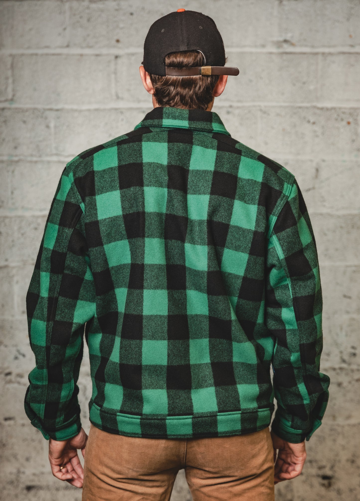 The Woolen Lumber Jacket- Green Buffalo Plaid