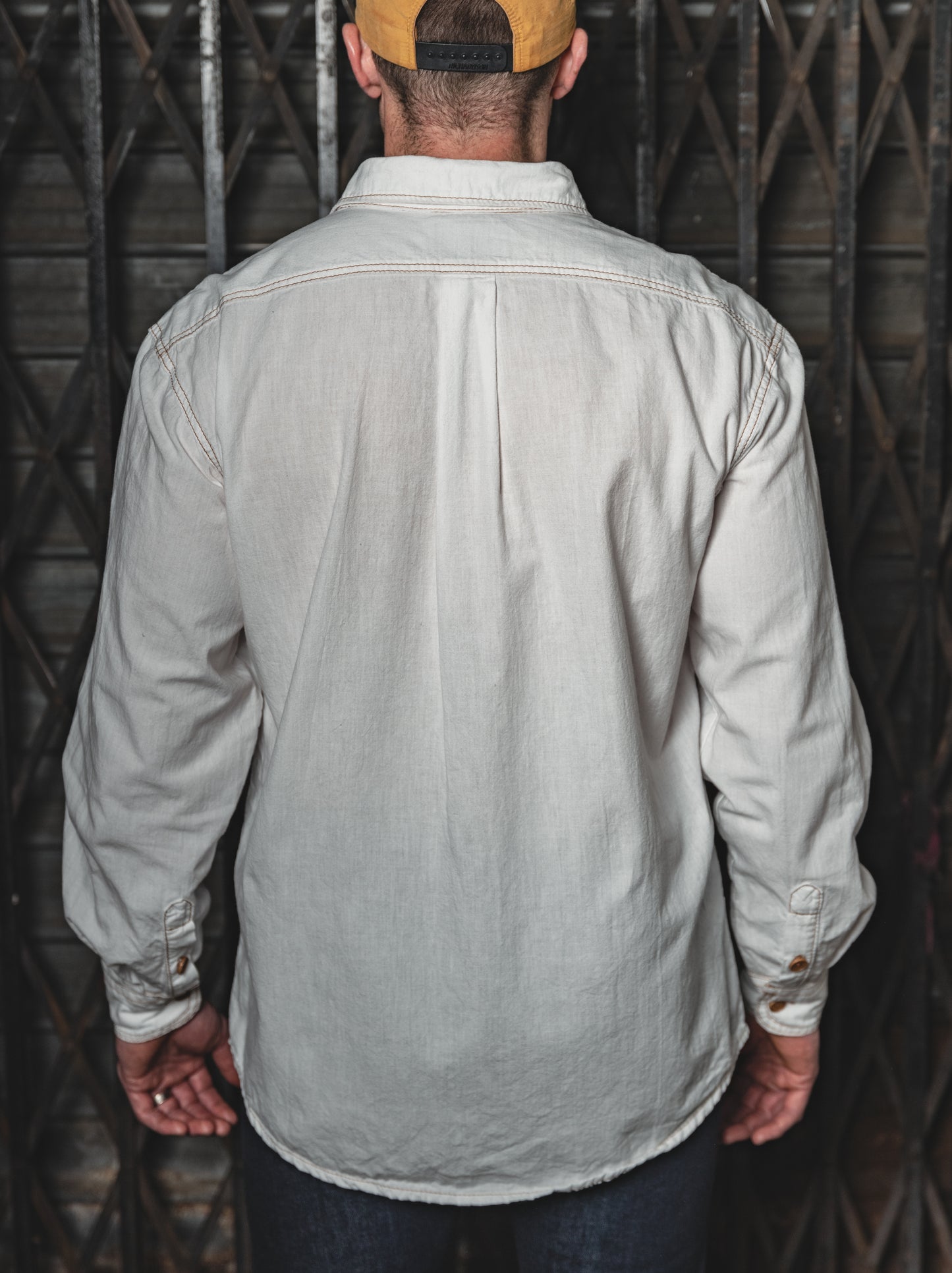 The Chambray Work Shirt White