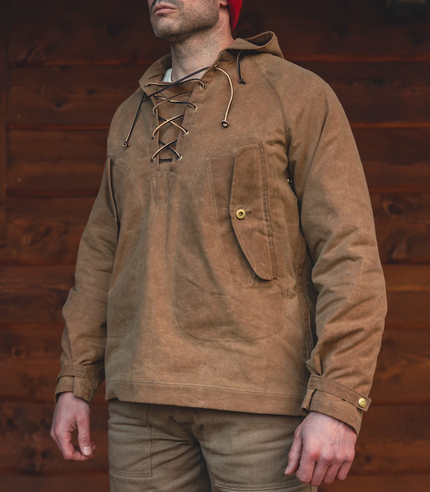 The Waxed Anorak - Brush Brown