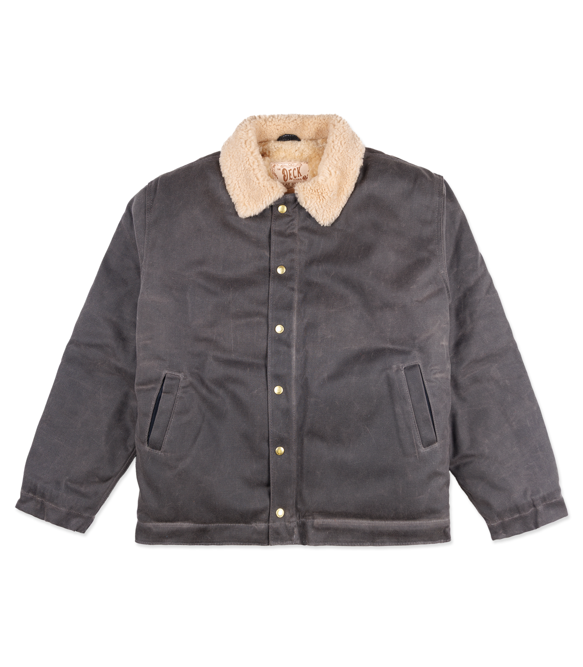 The Deck Jacket- Charcoal – Heat Straps USA