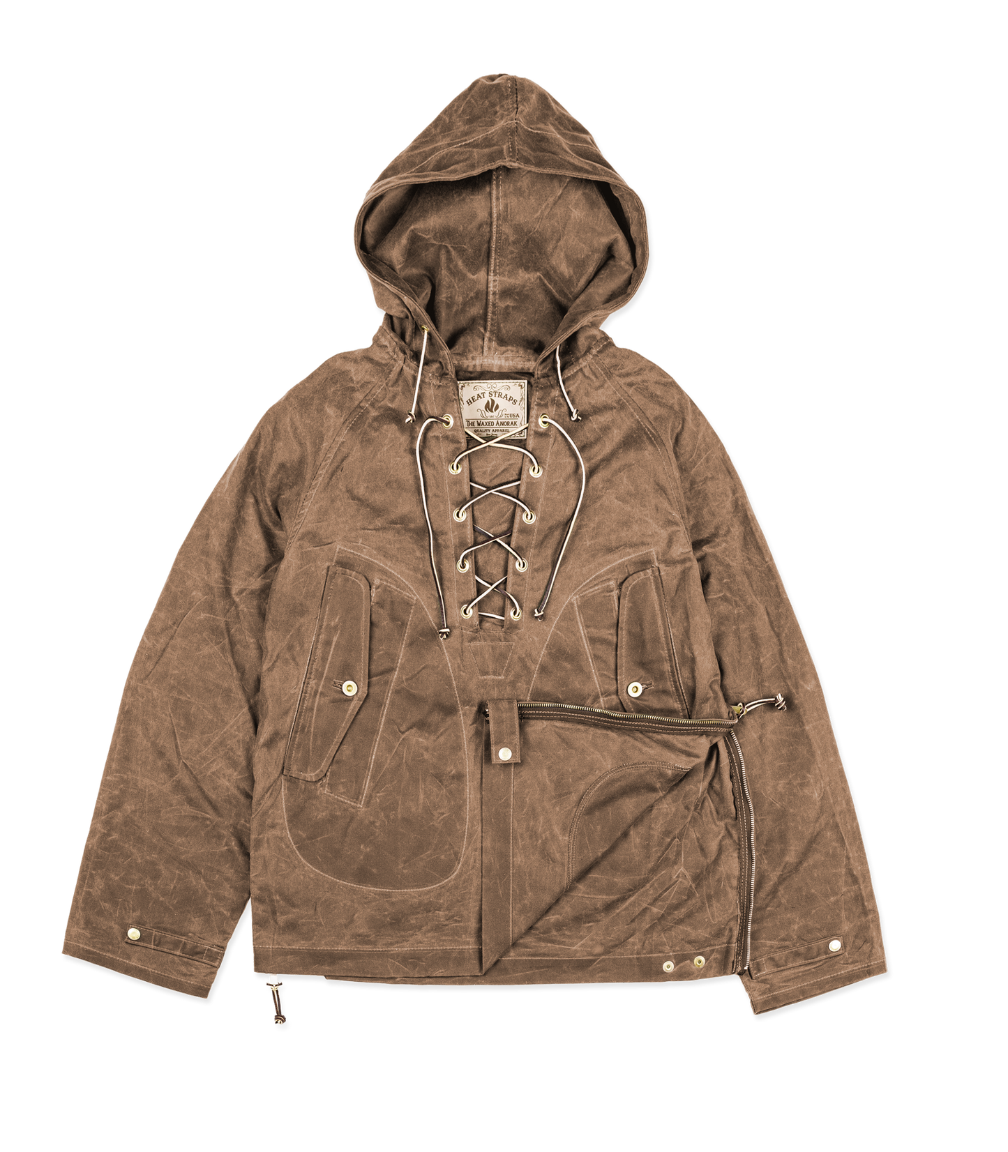 The Waxed Anorak - Brush Brown