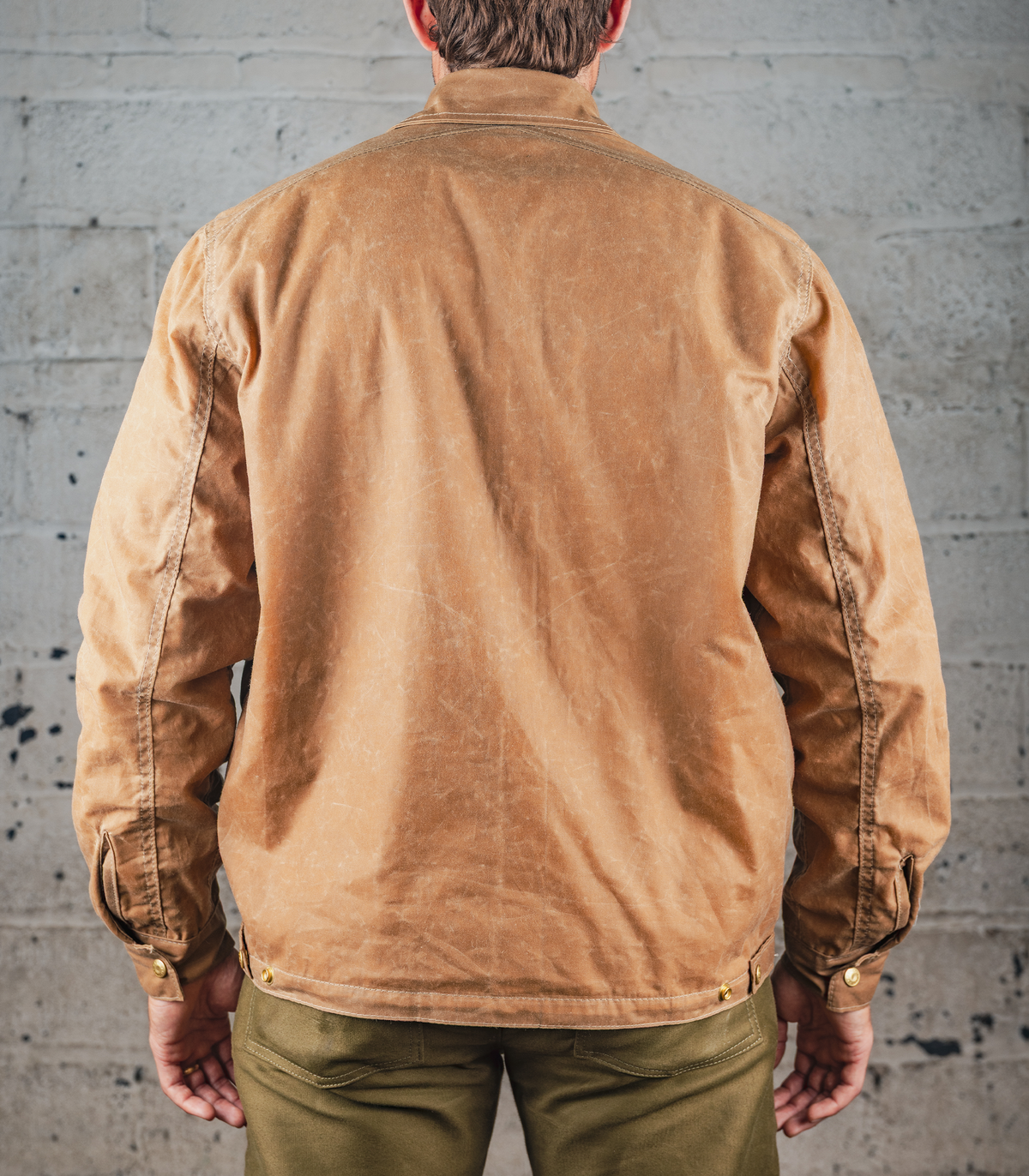Heat Straps The Shop Jacket - Tan - Back View