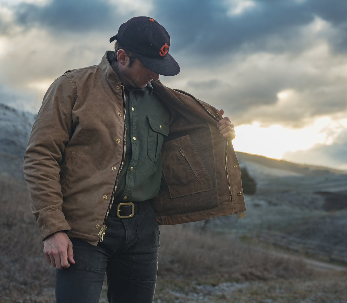 The Lightweight Deck Jacket - Brush Brown