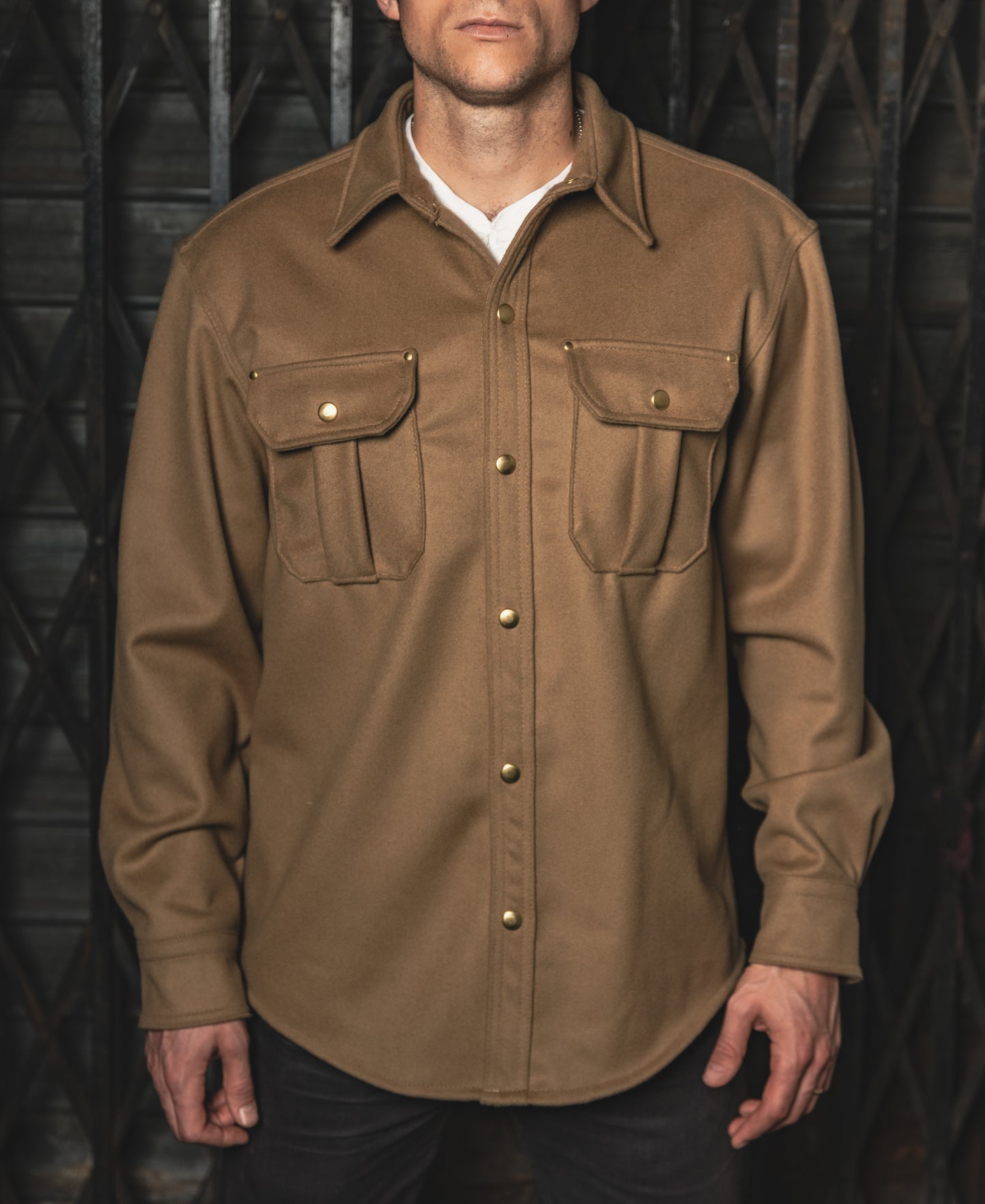 Outlander Woolen Shirt- Tan