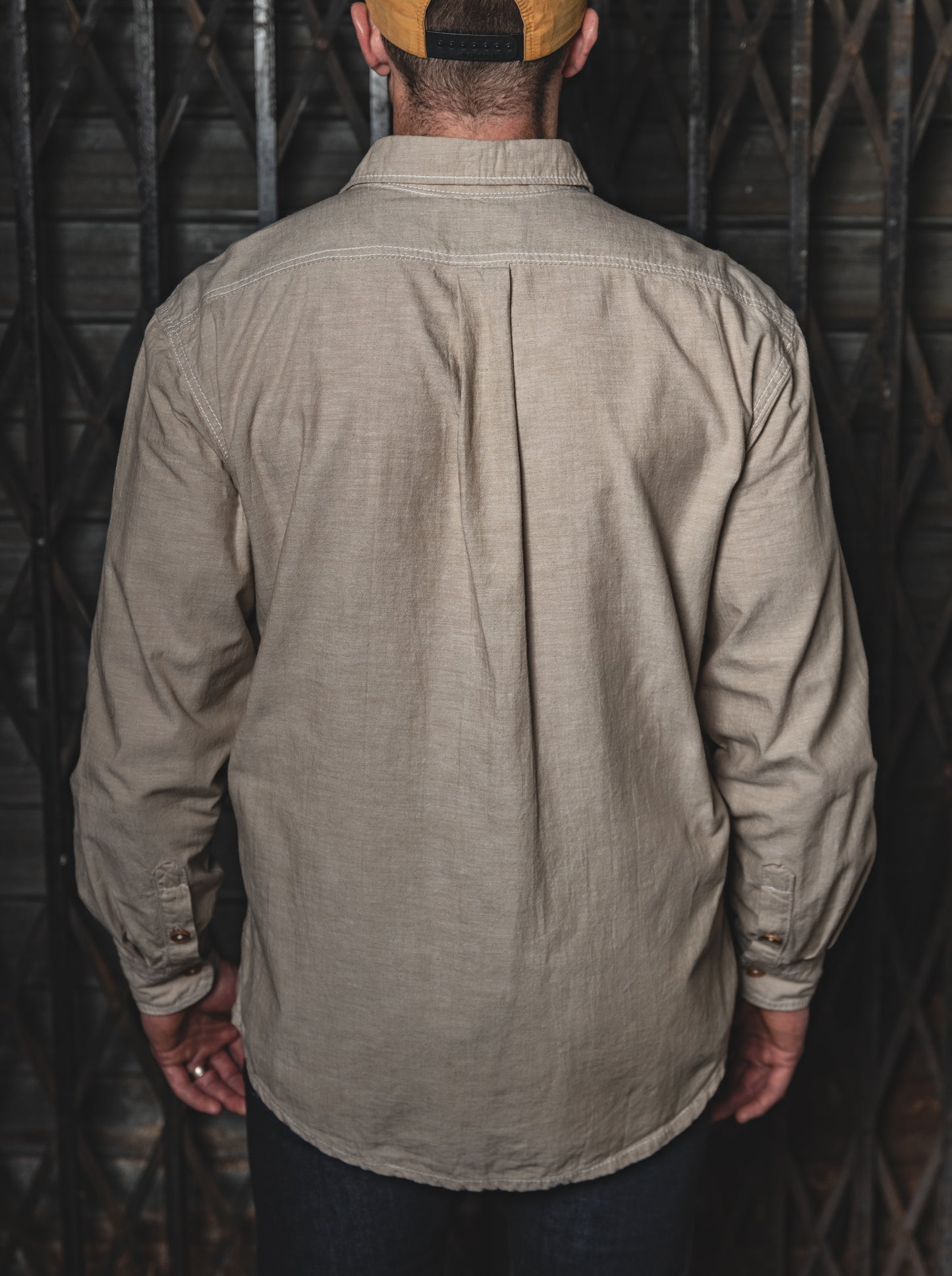 The Chambray Work Shirt Tan