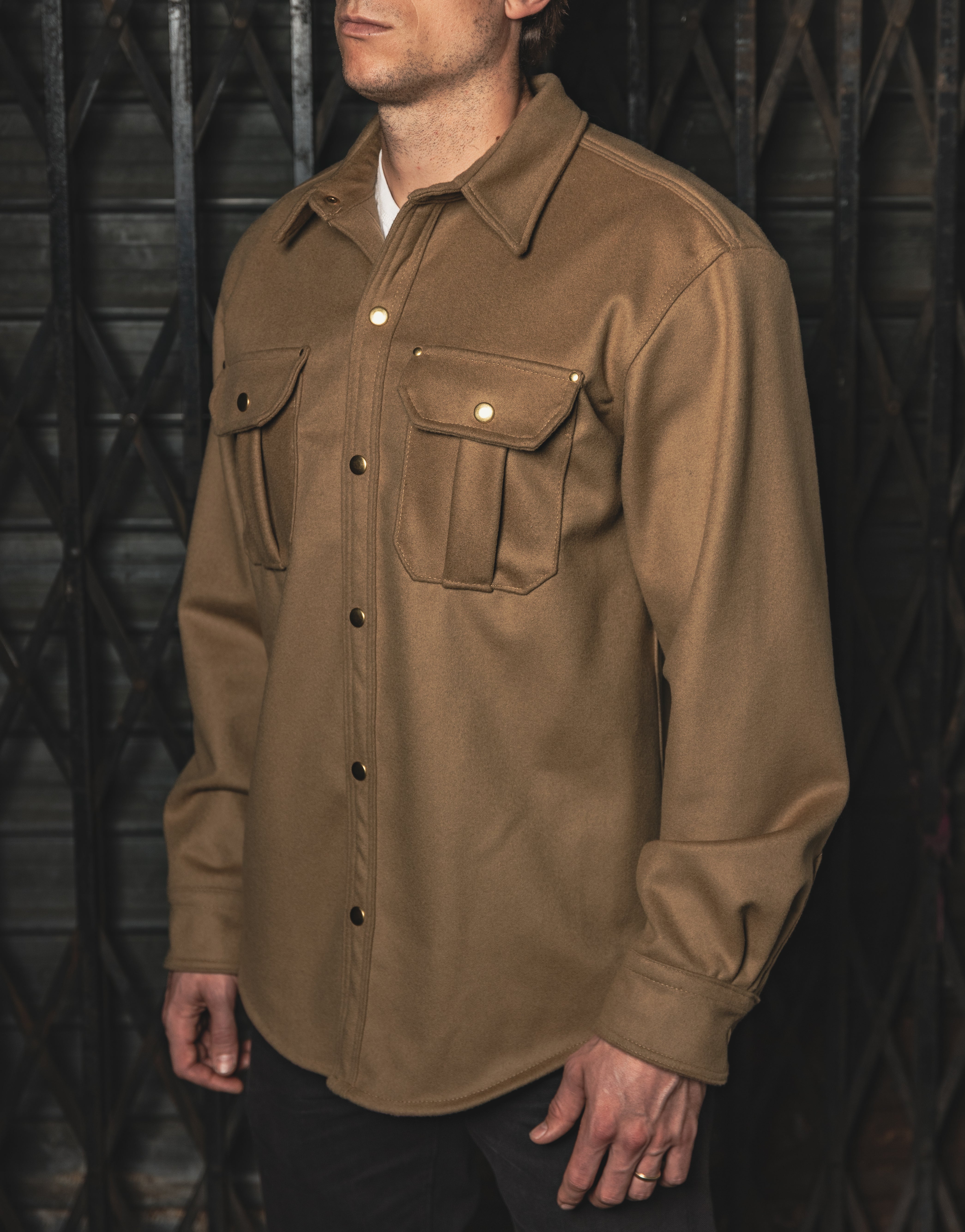Outlander Woolen Shirt- Tan