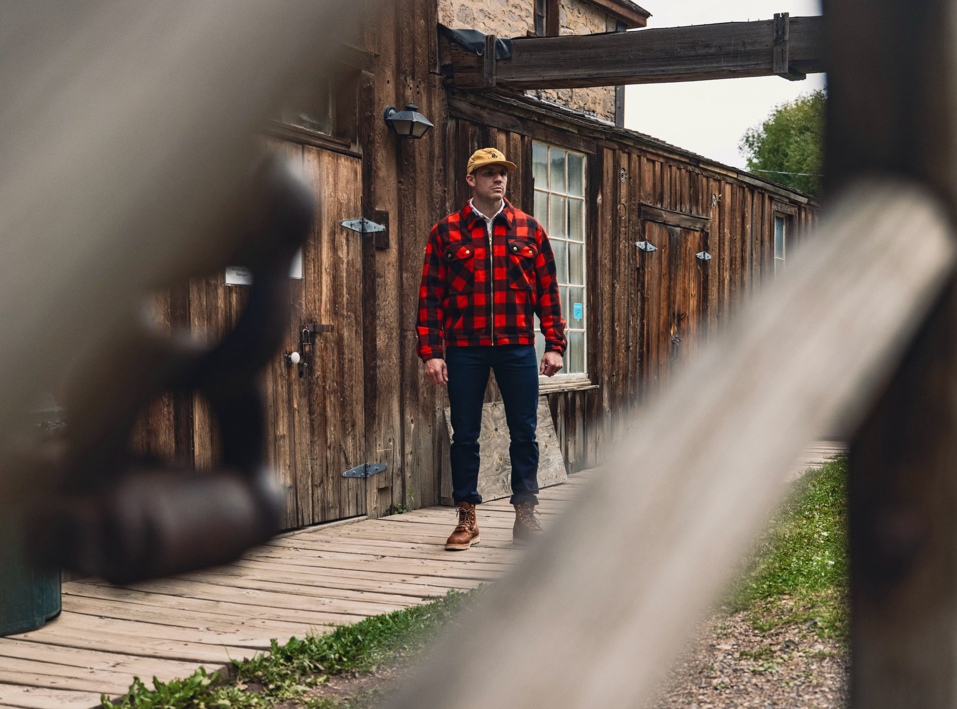 The Woolen Lumber Jacket- Red Buffalo Plaid