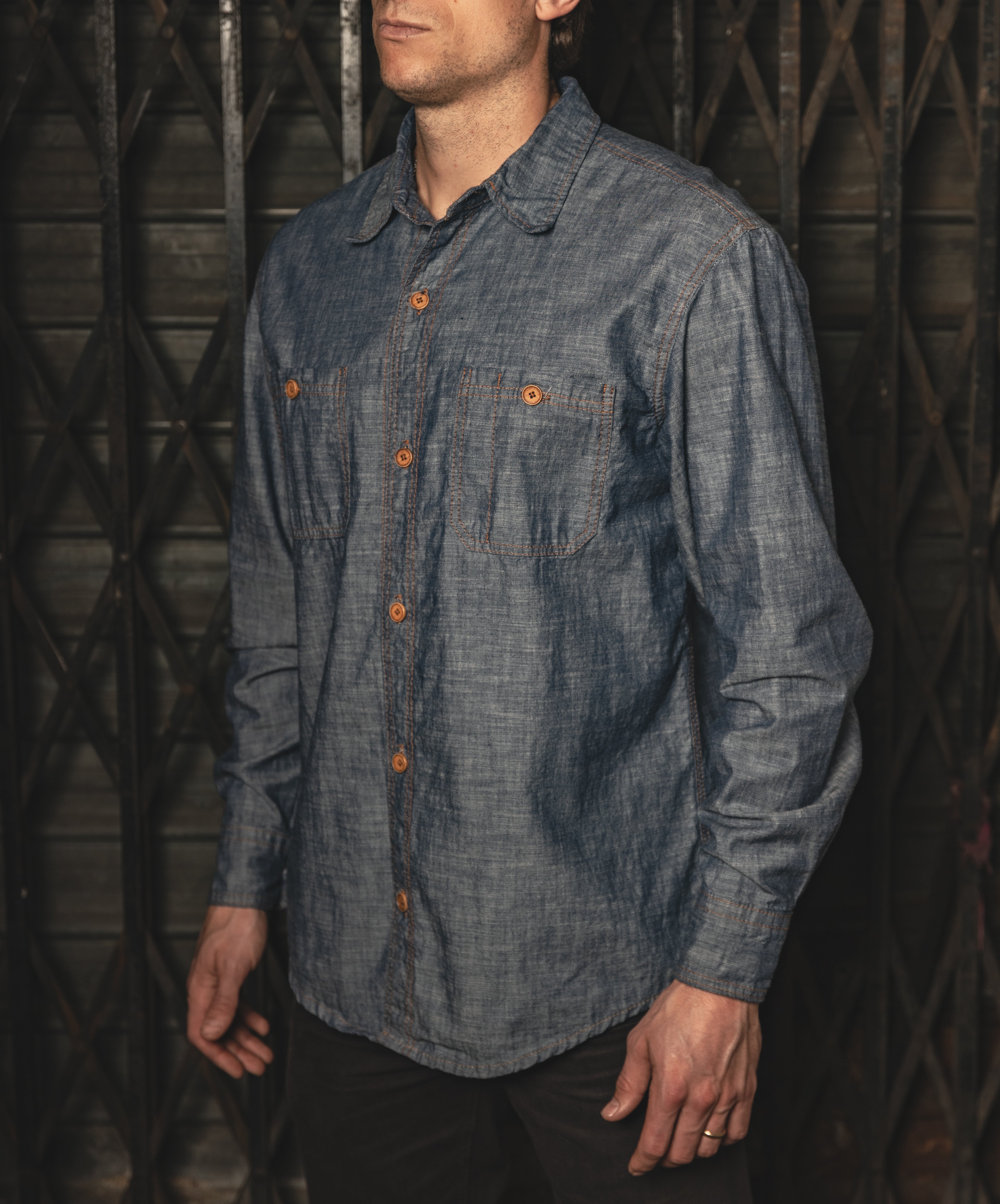 The Chambray Work Shirt Indigo