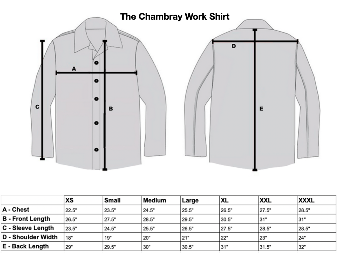 The Chambray Work Shirt White
