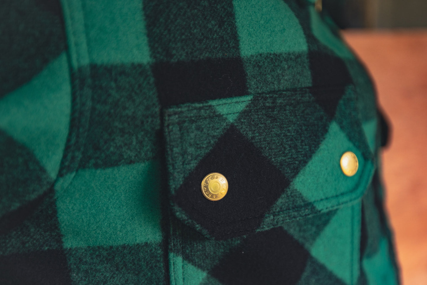 The Woolen Lumber Jacket- Green Buffalo Plaid