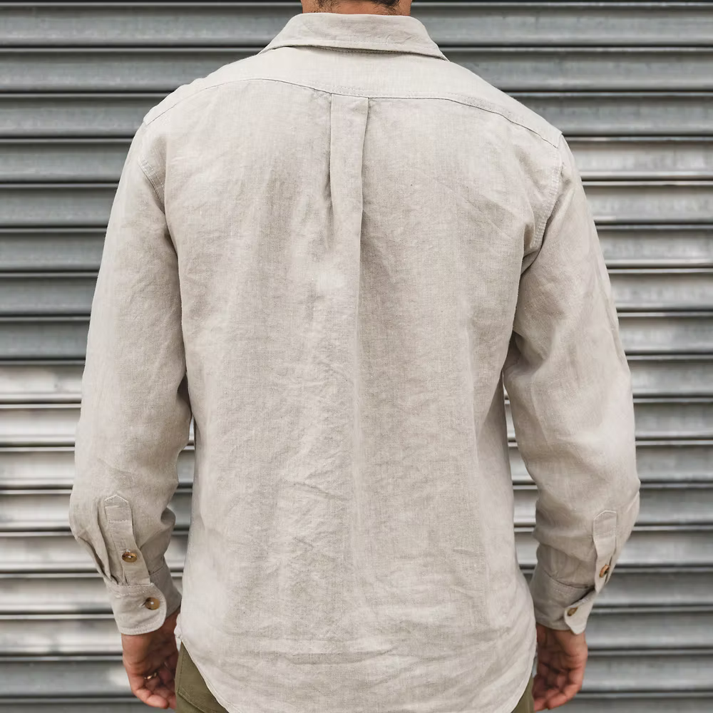 The Americana Linen Shirt - Natural