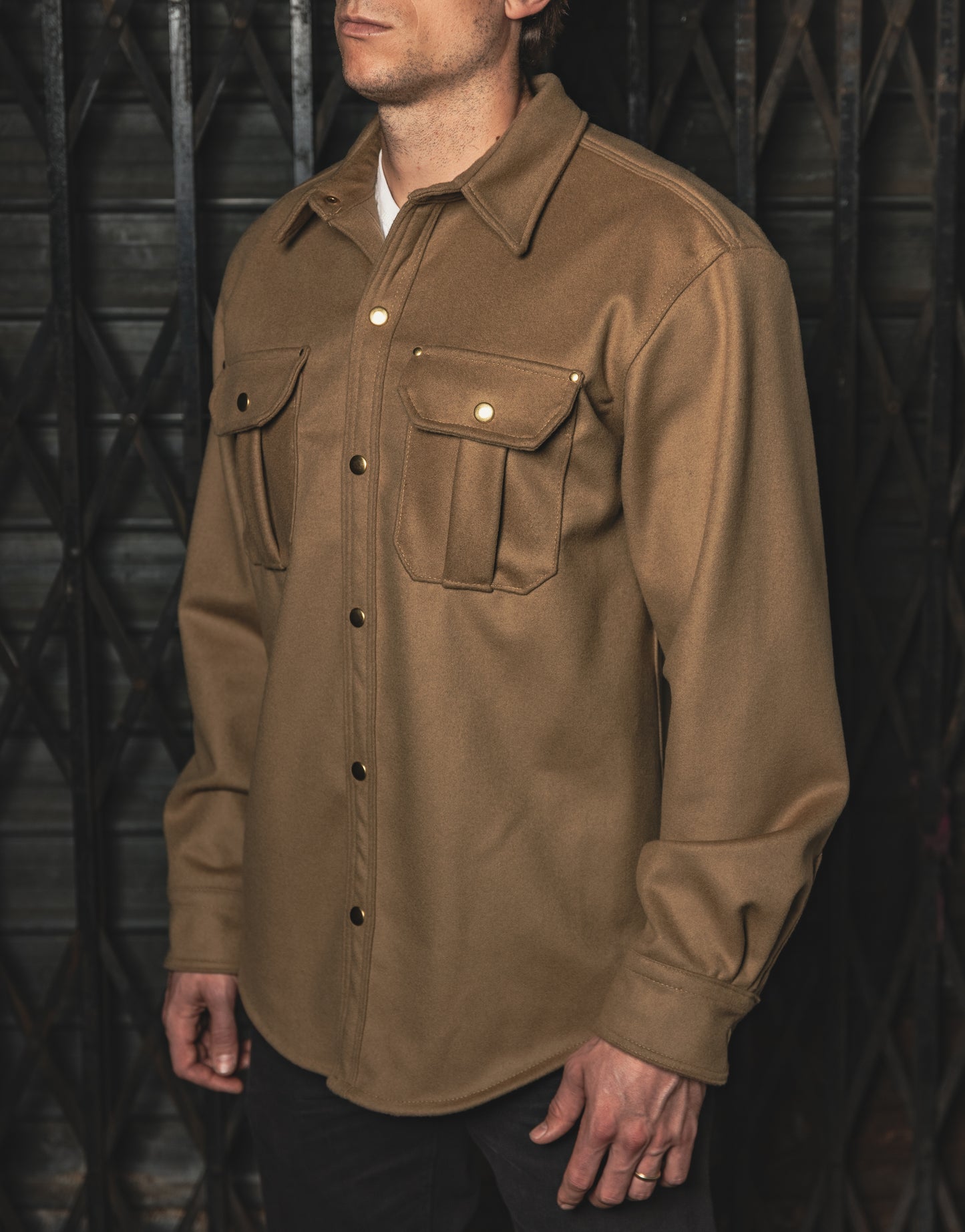 Outlander Woolen Shirt- Tan image 1
