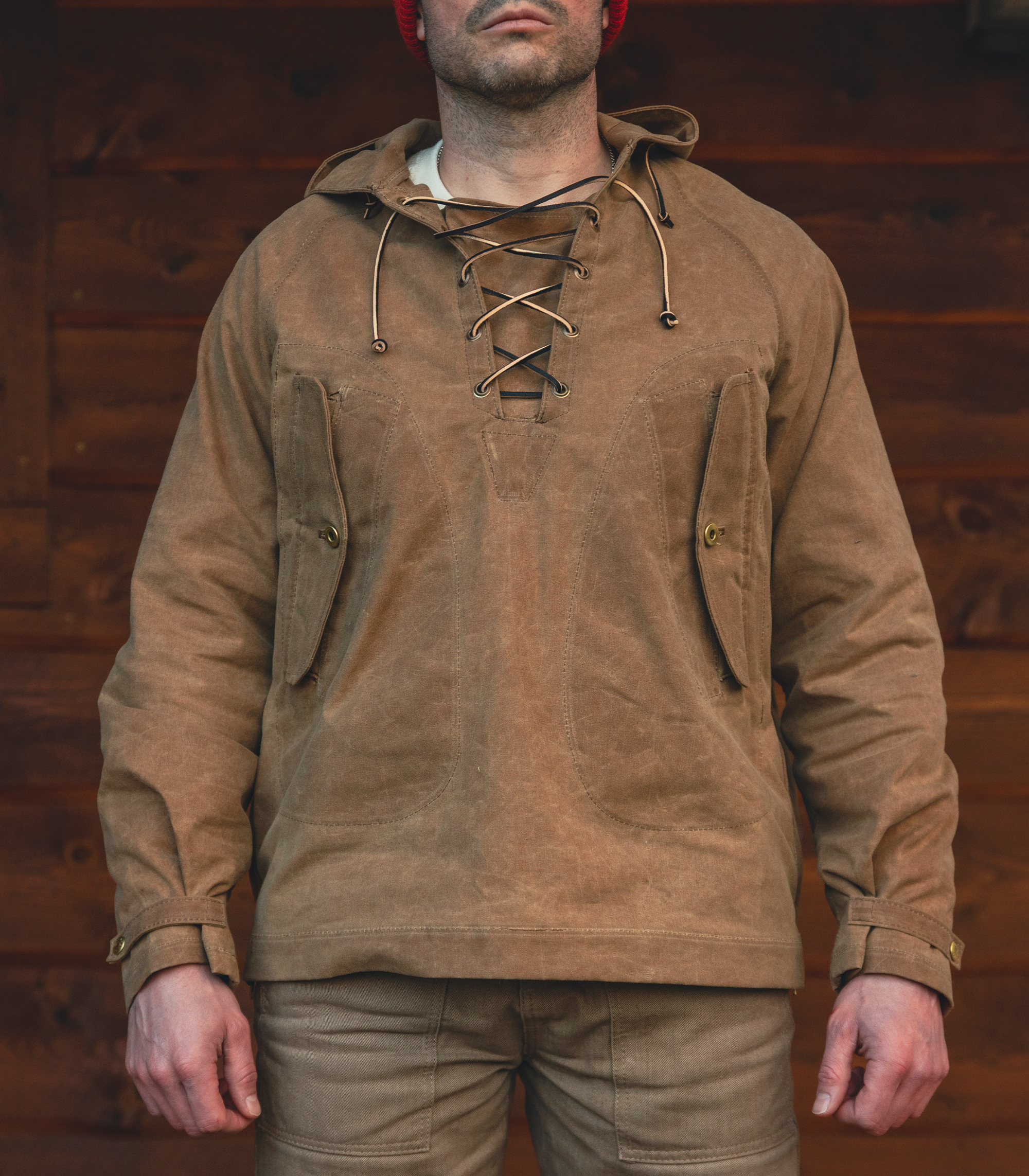 The Waxed Anorak - Brush Brown