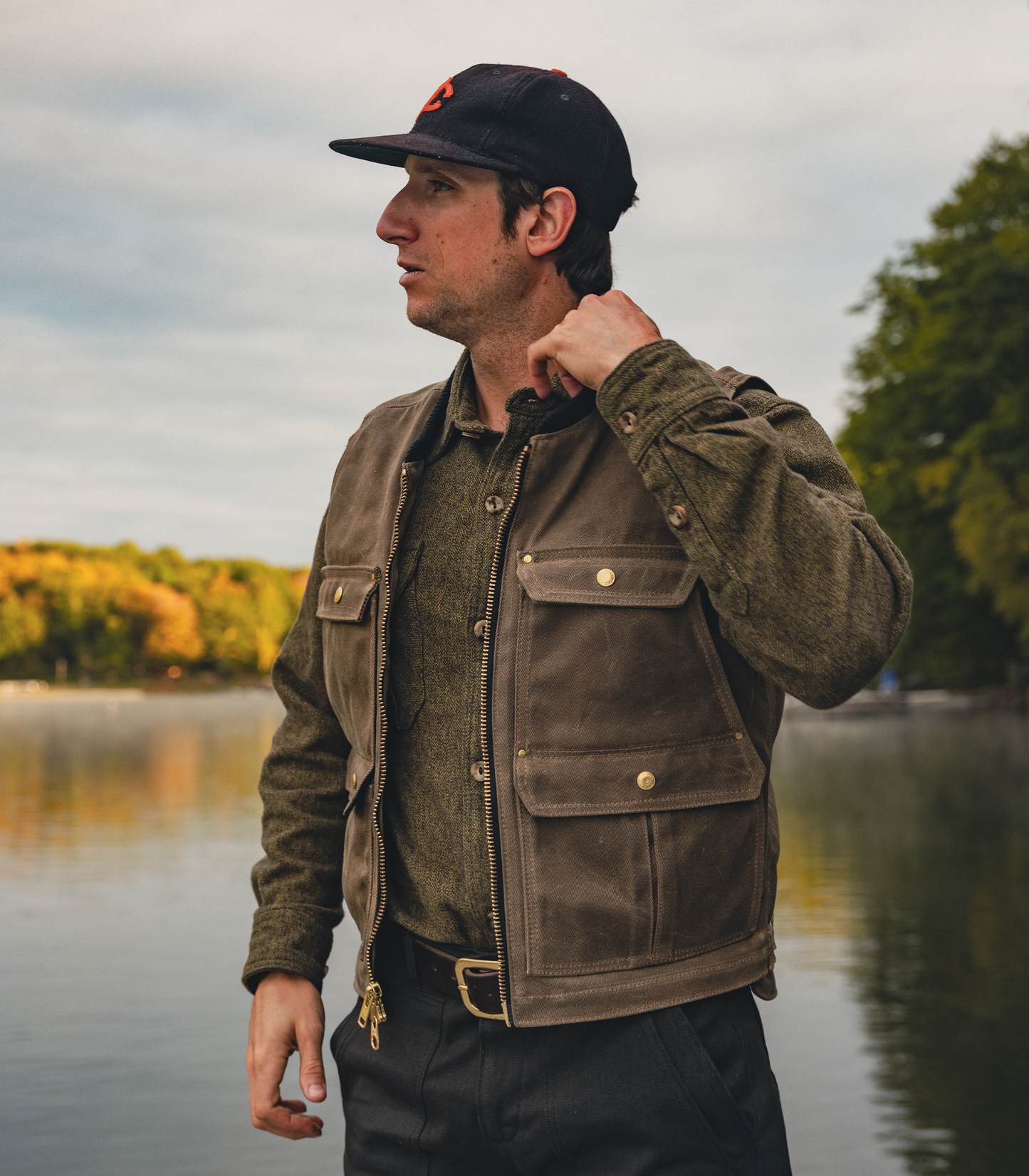 The Flannel- Olive