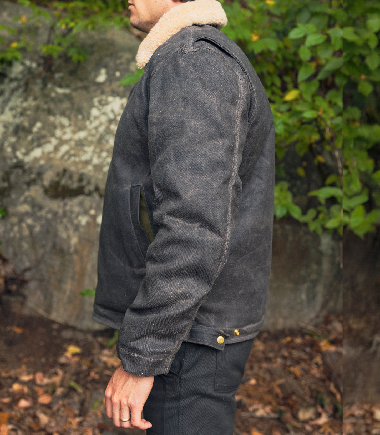 The Deck Jacket- Charcoal