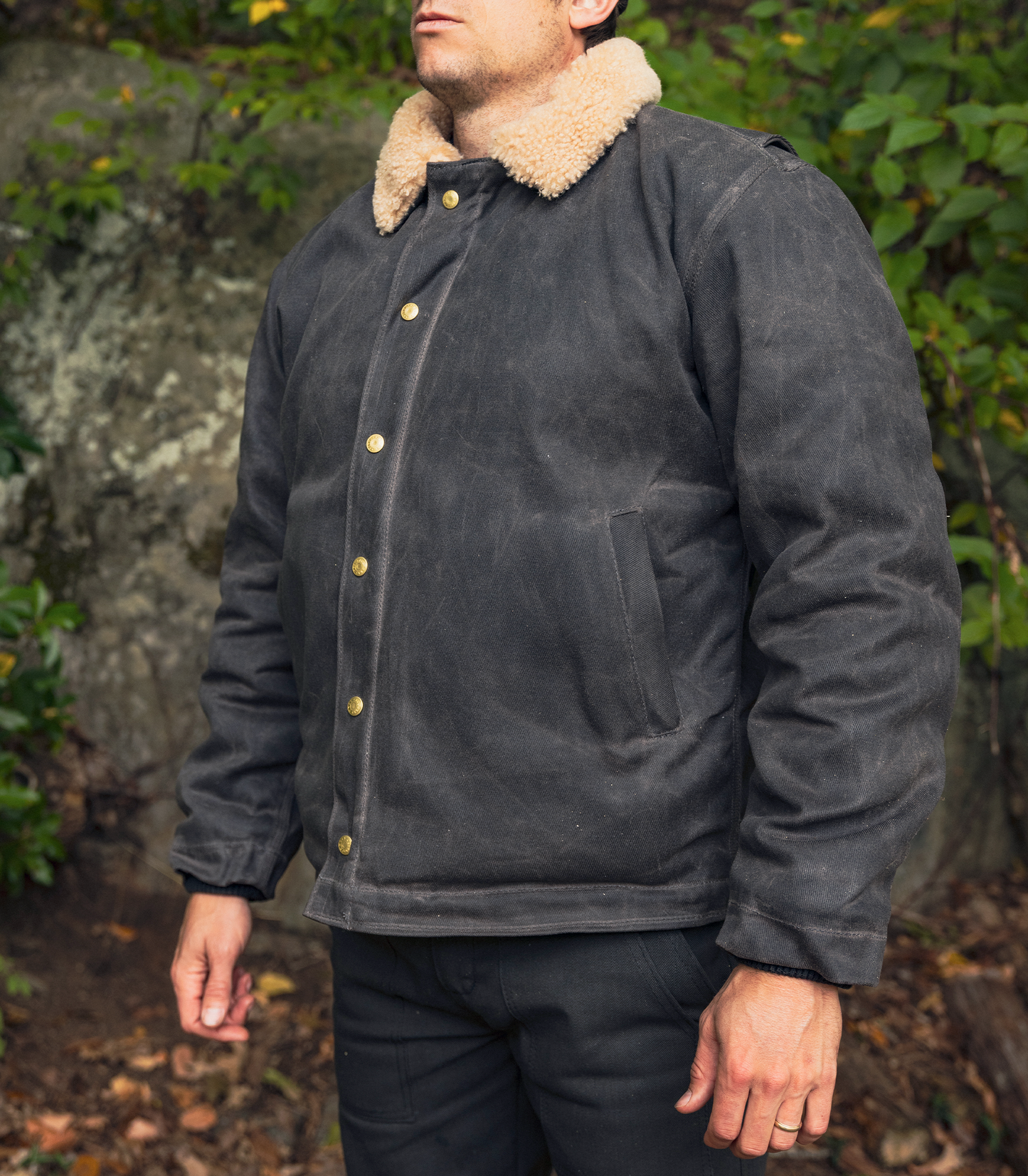 The Deck Jacket- Charcoal