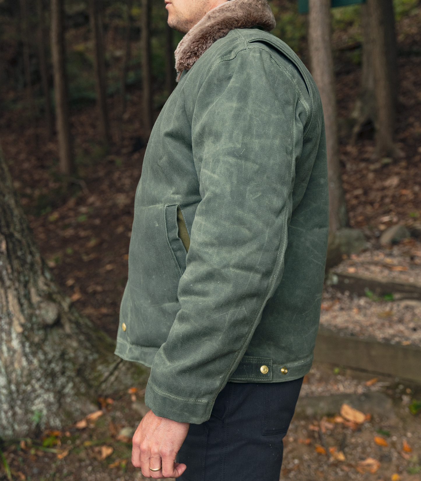 The Deck Jacket- Olive