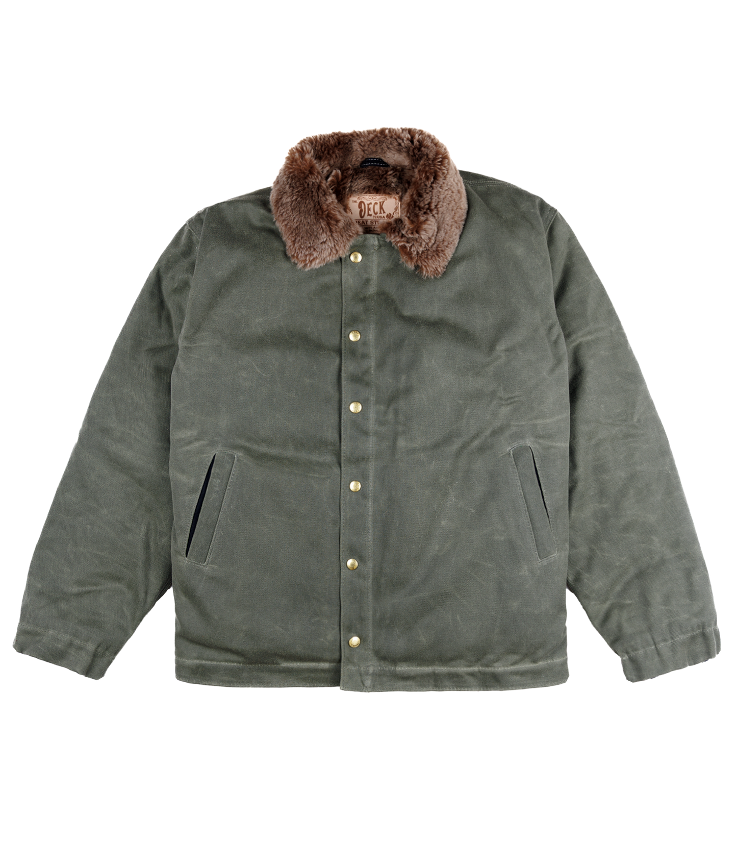 The Deck Jacket- Olive – Heat Straps USA The Deck Jacket- Olive – Heat Straps USA