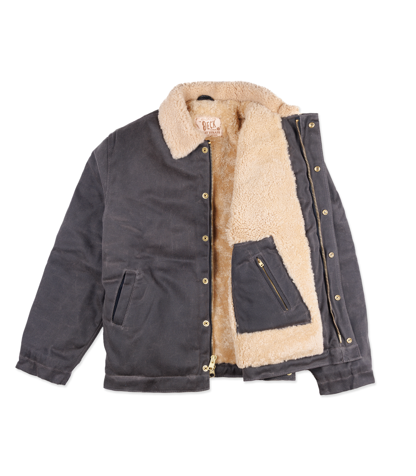 The Deck Jacket- Charcoal