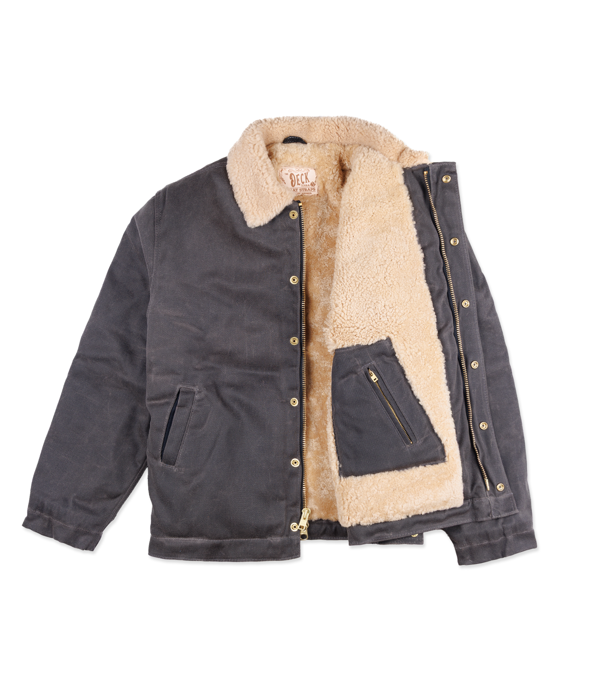 The Deck Jacket- Charcoal