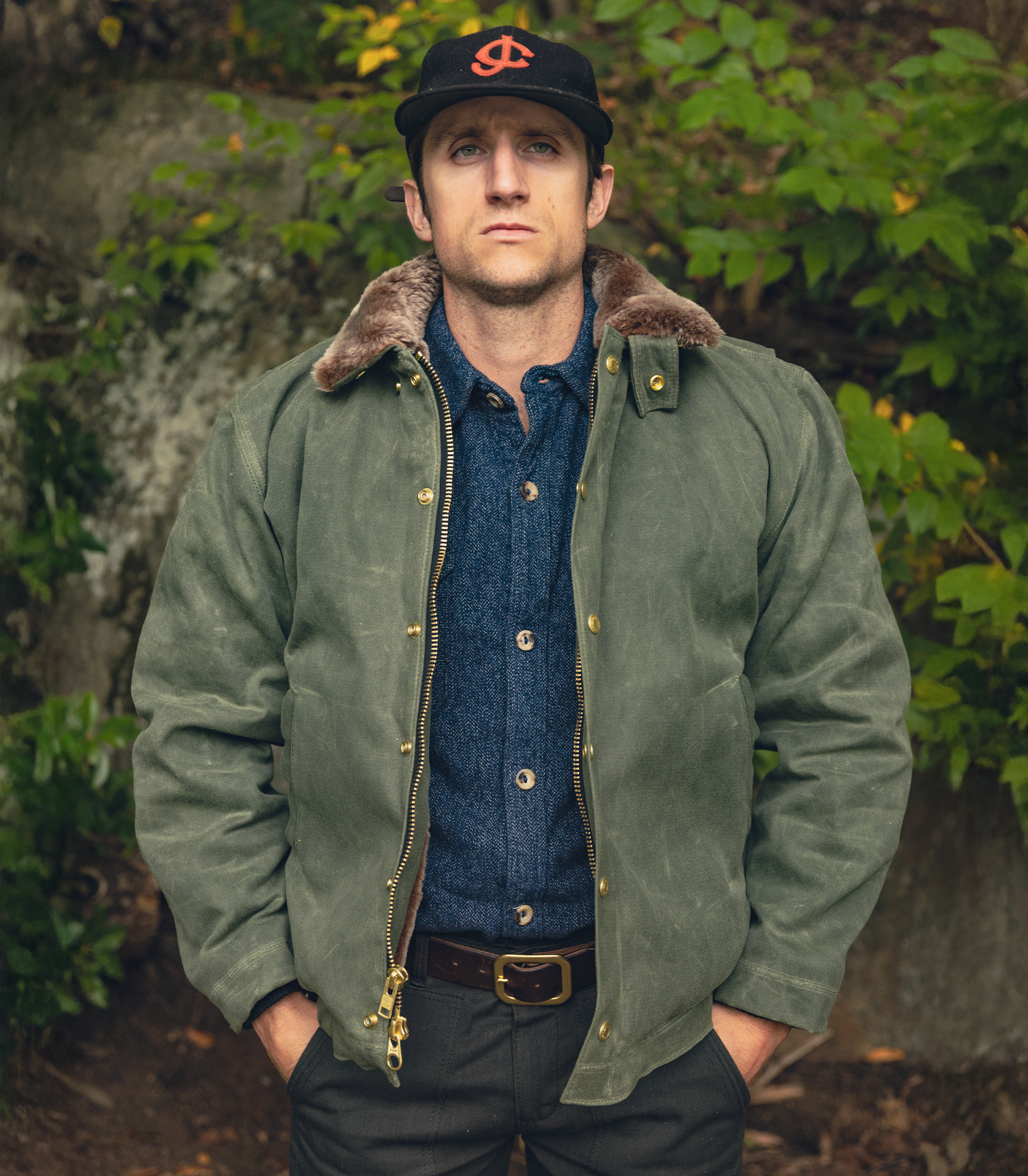 The Deck Jacket- Olive