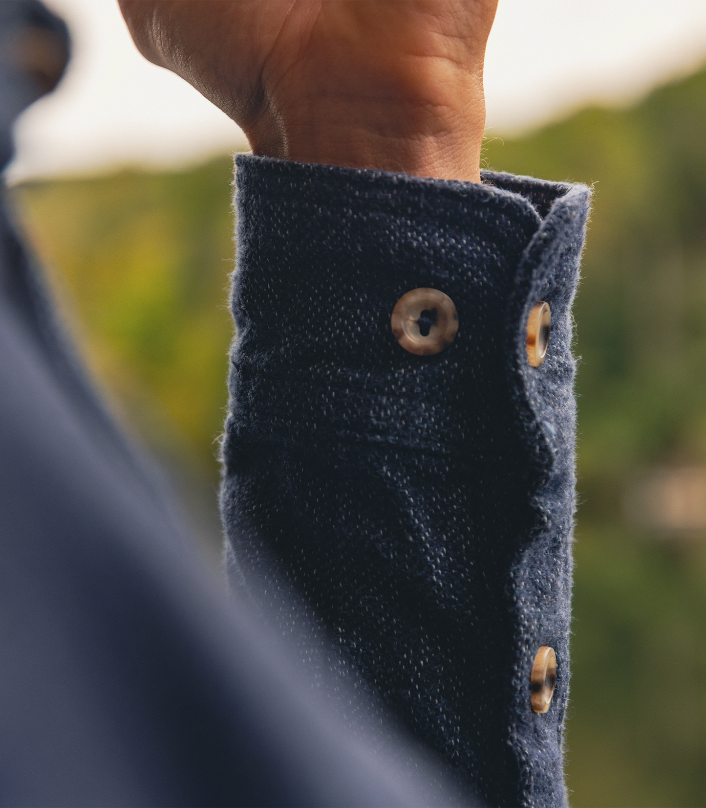 The Flannel- Navy