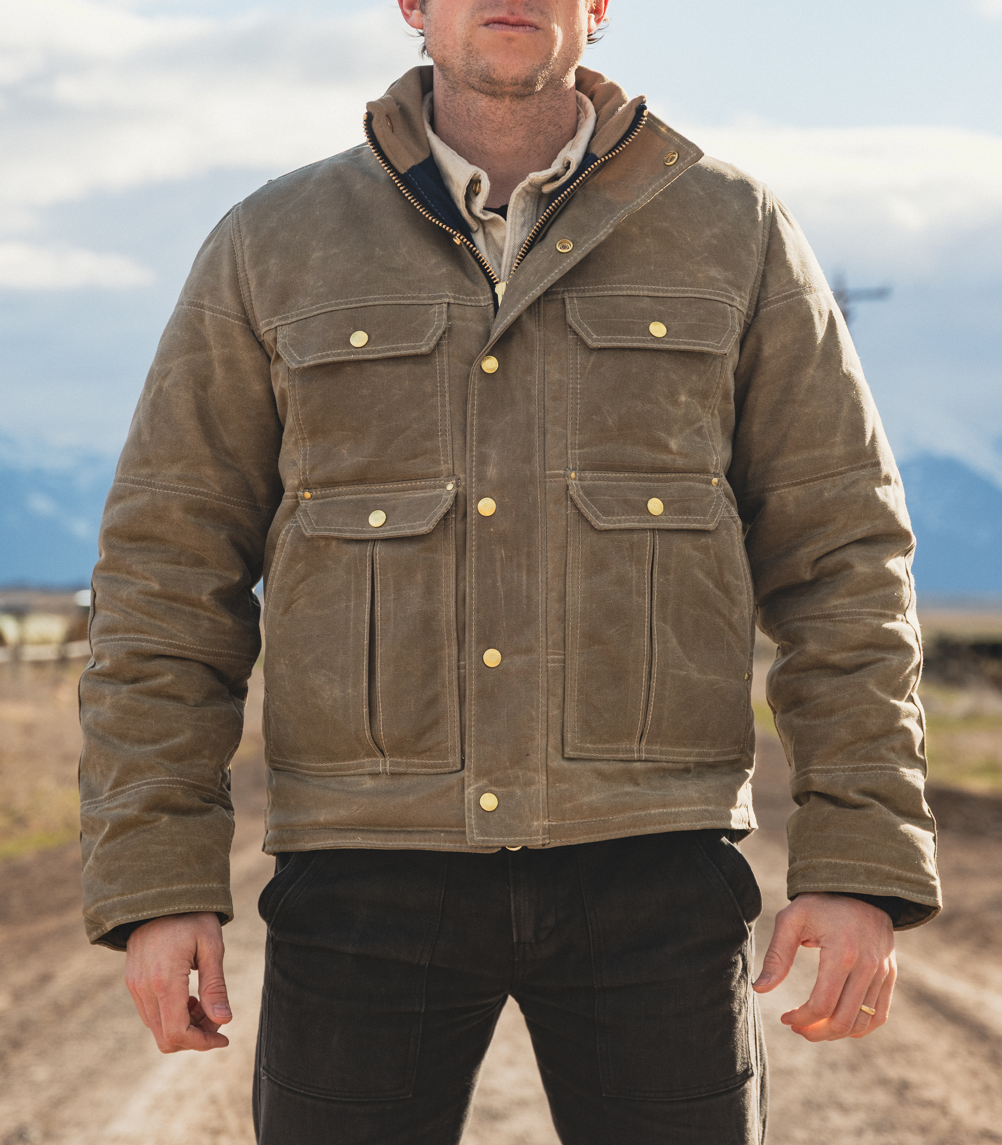 The Short Insulated Chief Jacket - Tan