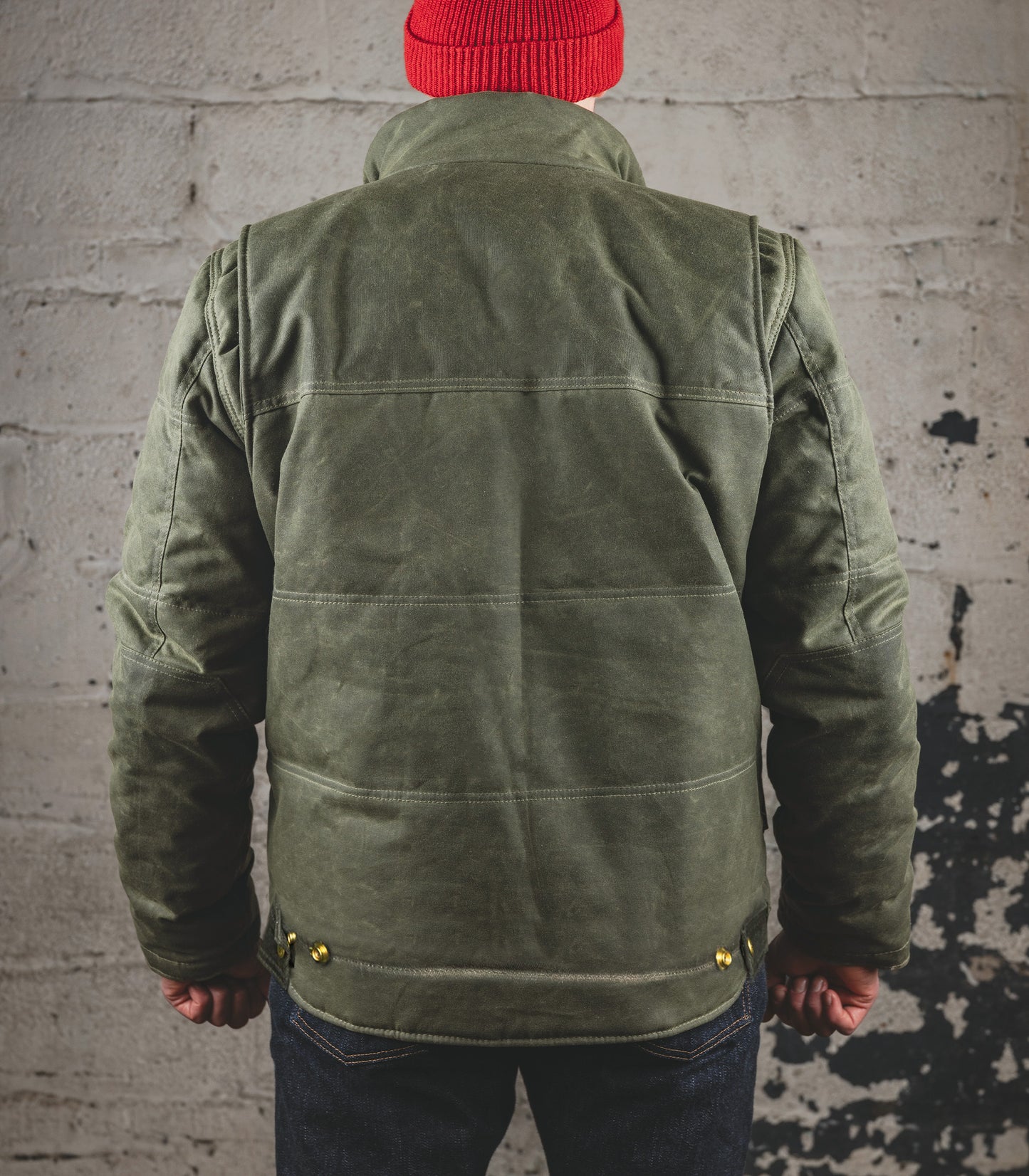 The Short Insulated Chief Jacket - Olive