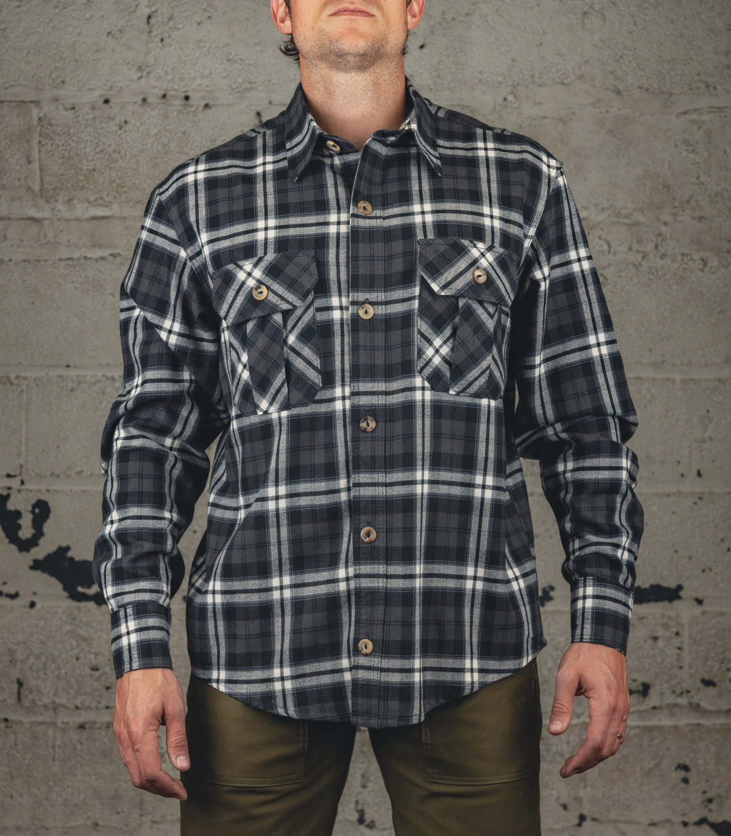 The Scout Flannel - Midnight