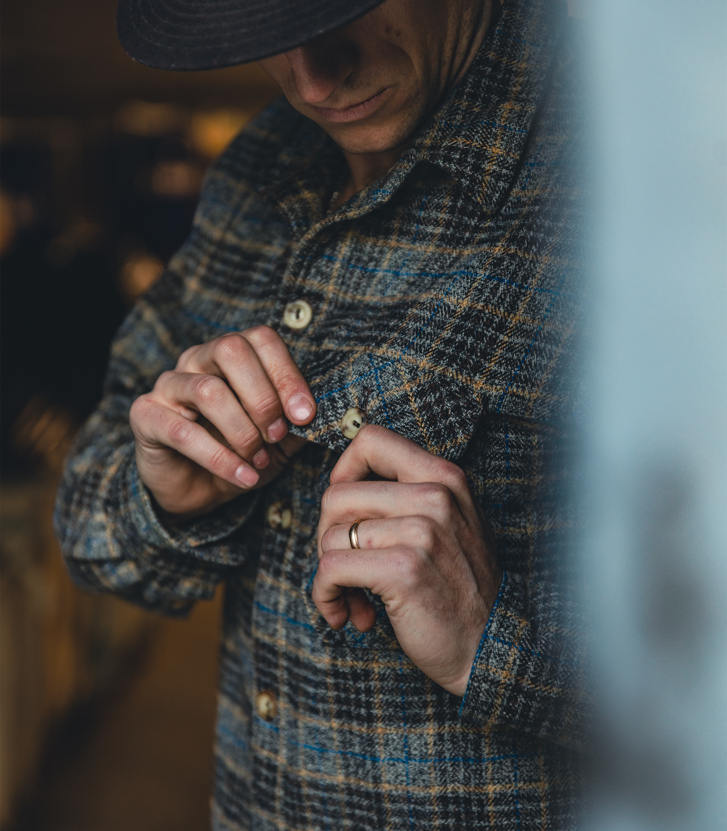 The Plaid Flannel - Grey