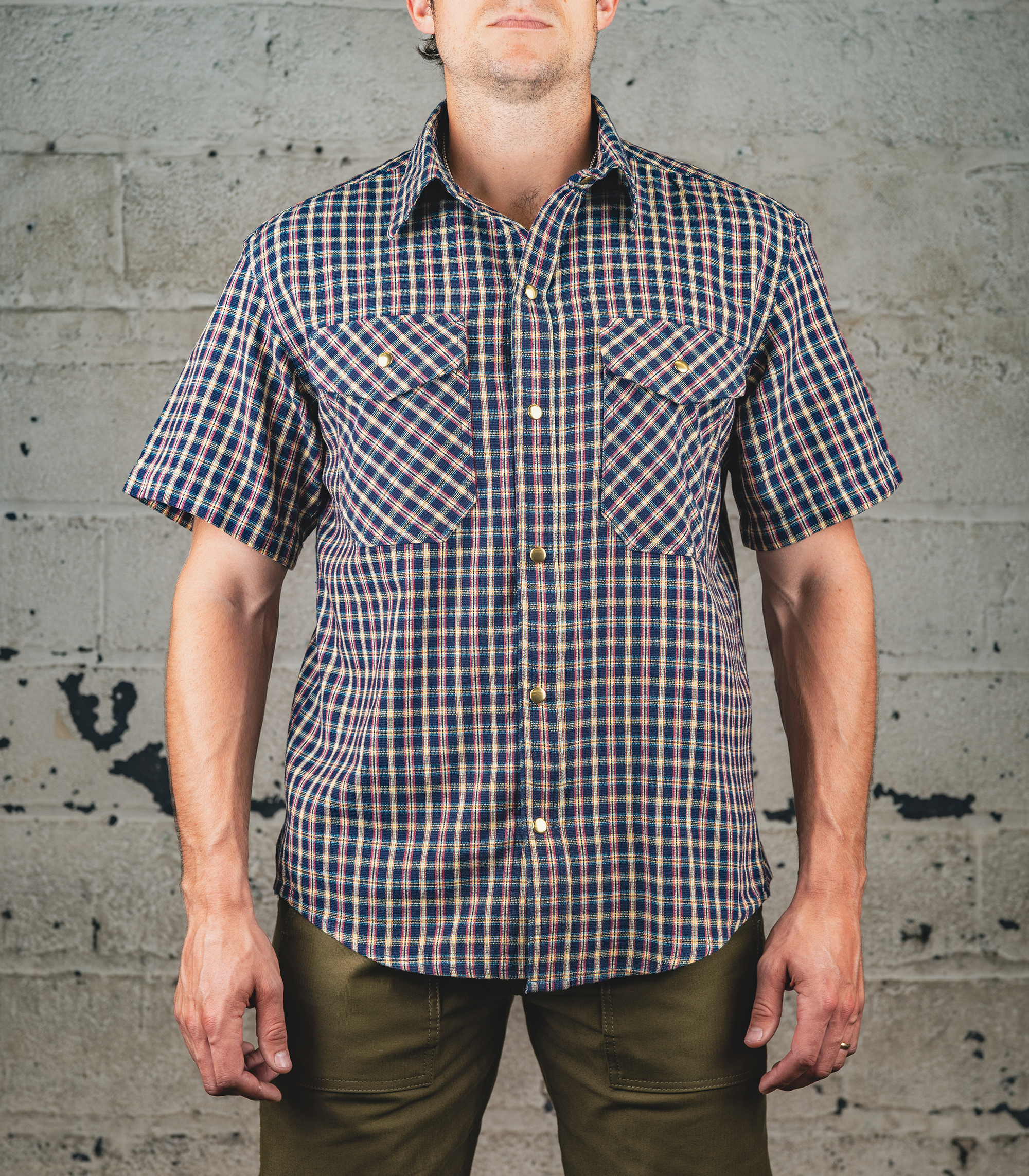 The Short Sleeve Work Shirt - Plaid