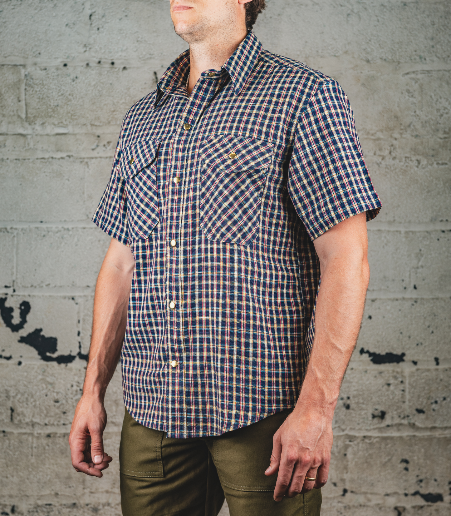 The Short Sleeve Work Shirt - Plaid