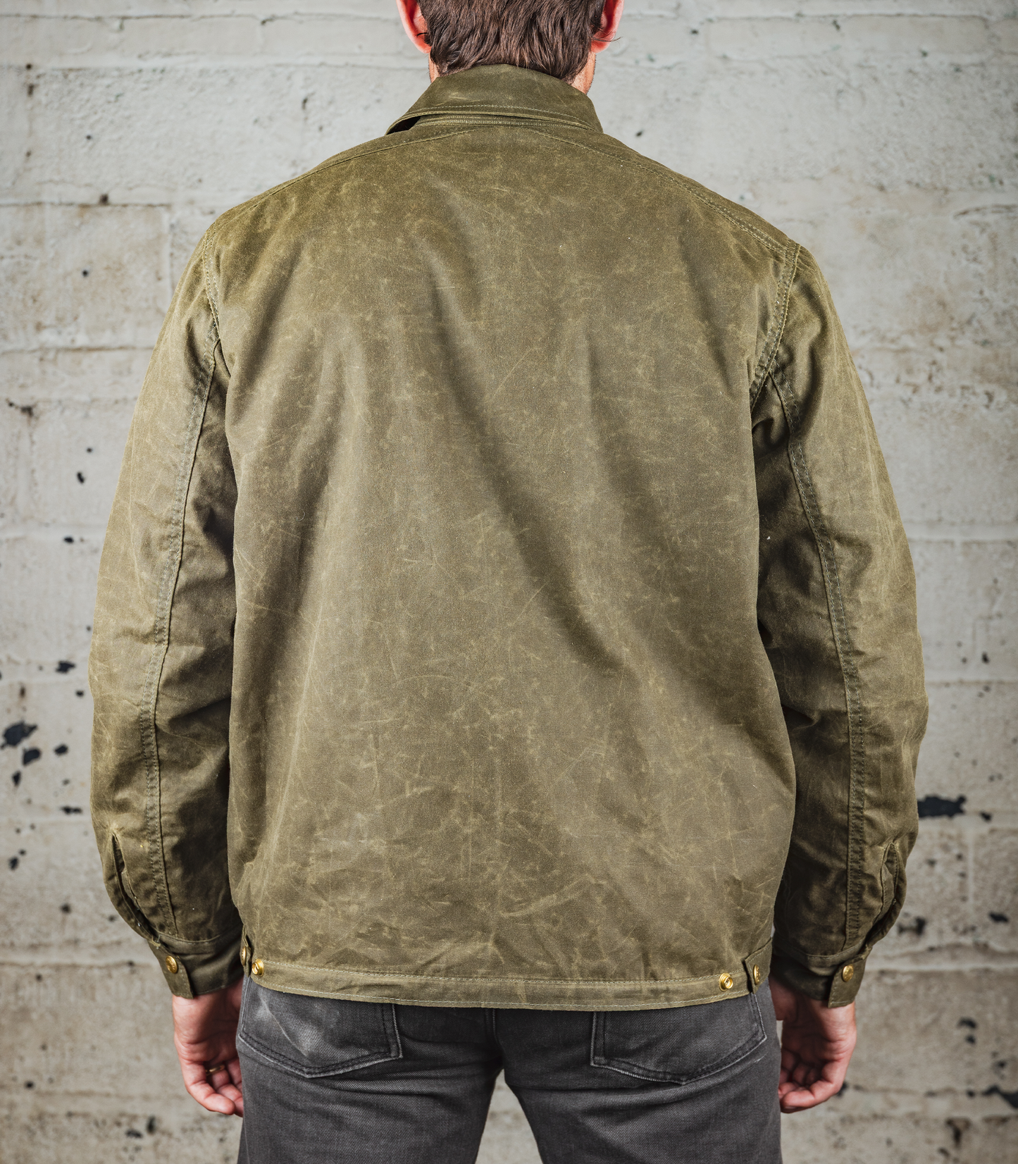 Heat Straps The Shop Jacket - Olive - Back View