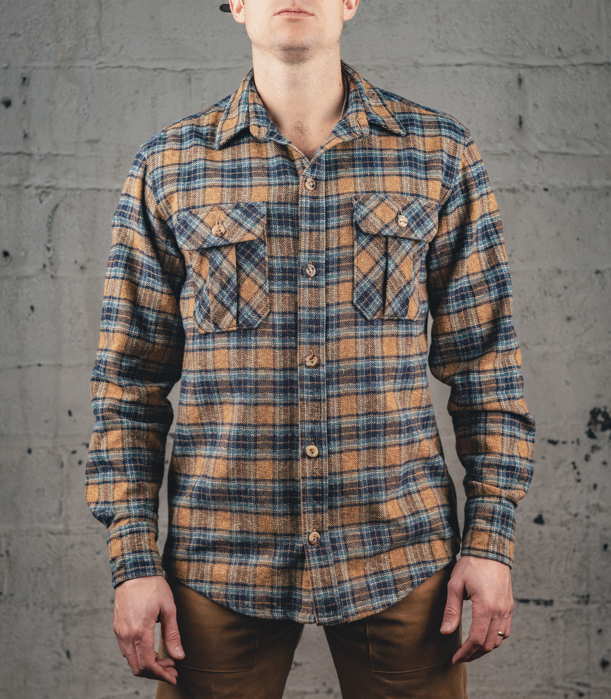 The Plaid Flannel - Tan