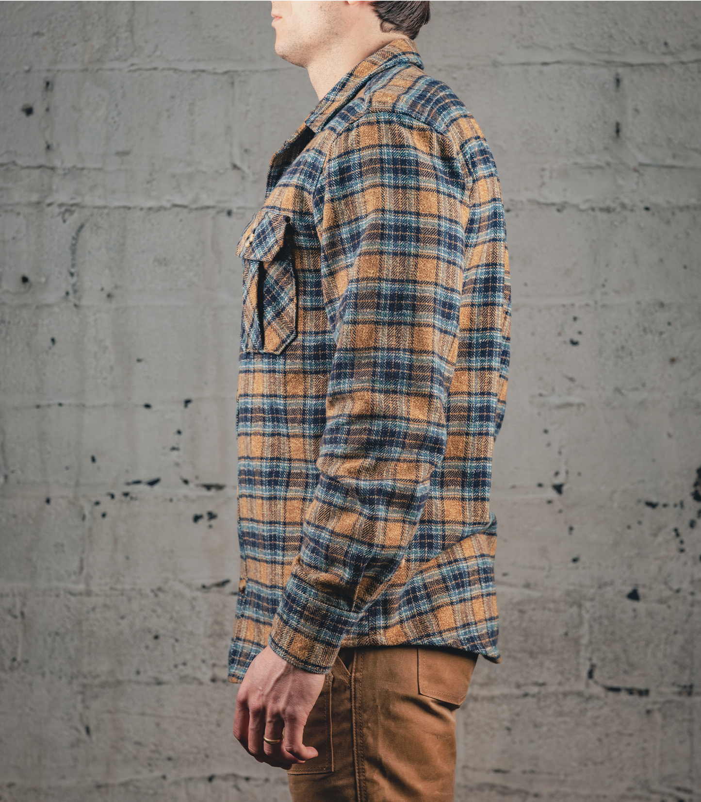 The Plaid Flannel - Tan