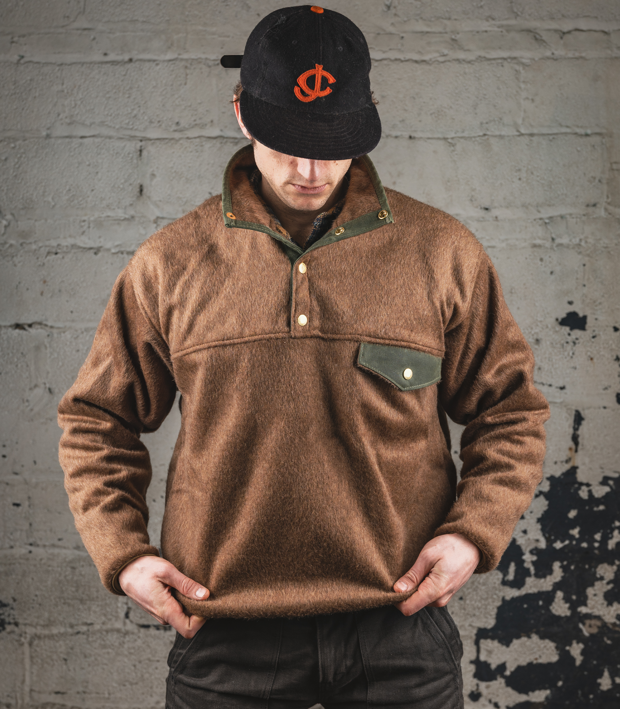 The Wool Pile Snap Pullover