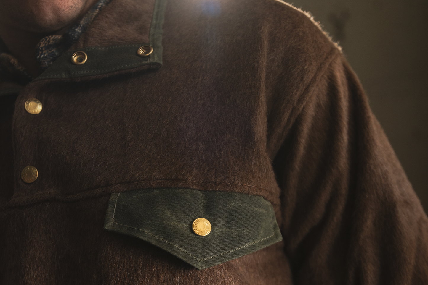 The Wool Pile Snap Pullover