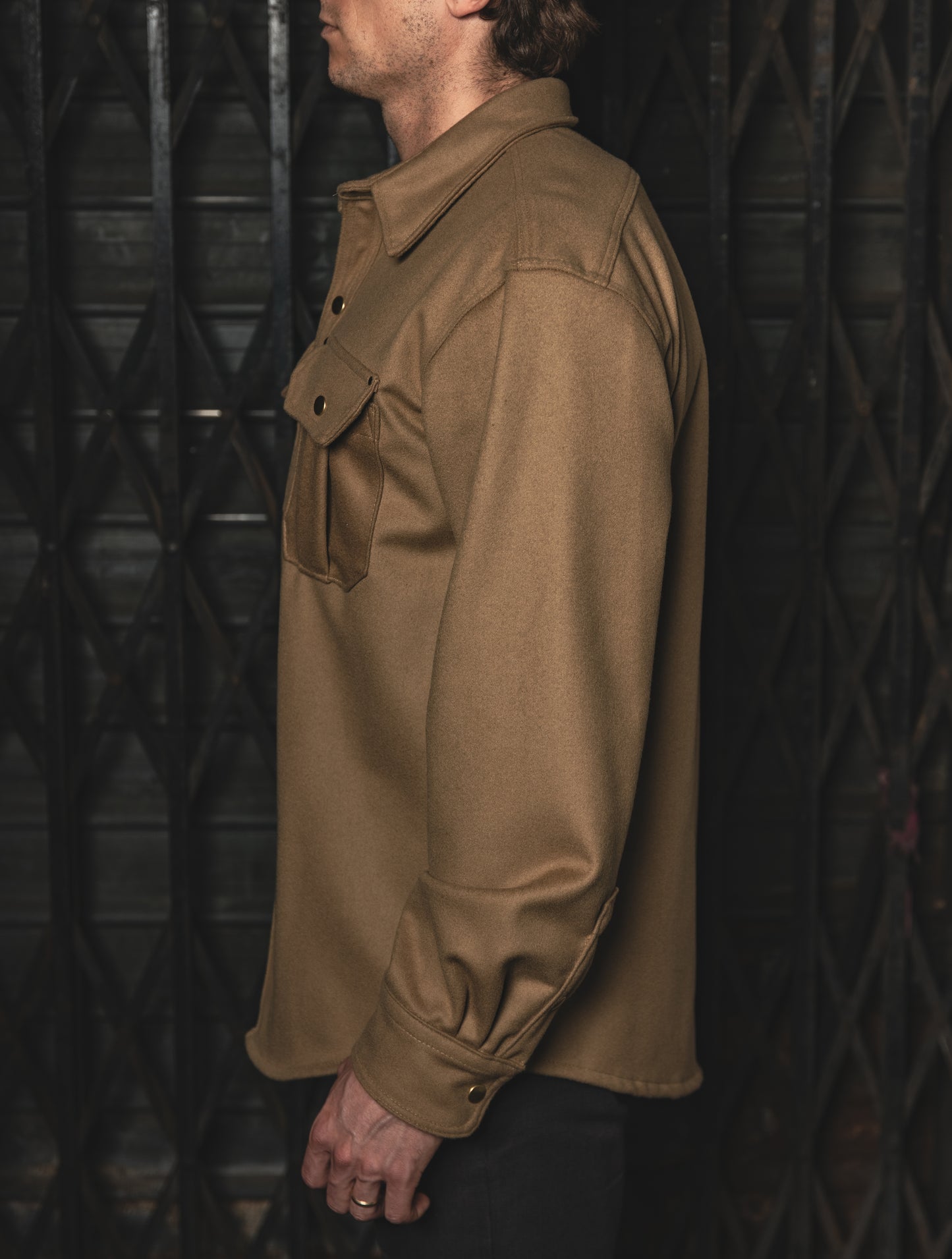 Outlander Woolen Shirt- Tan image 2