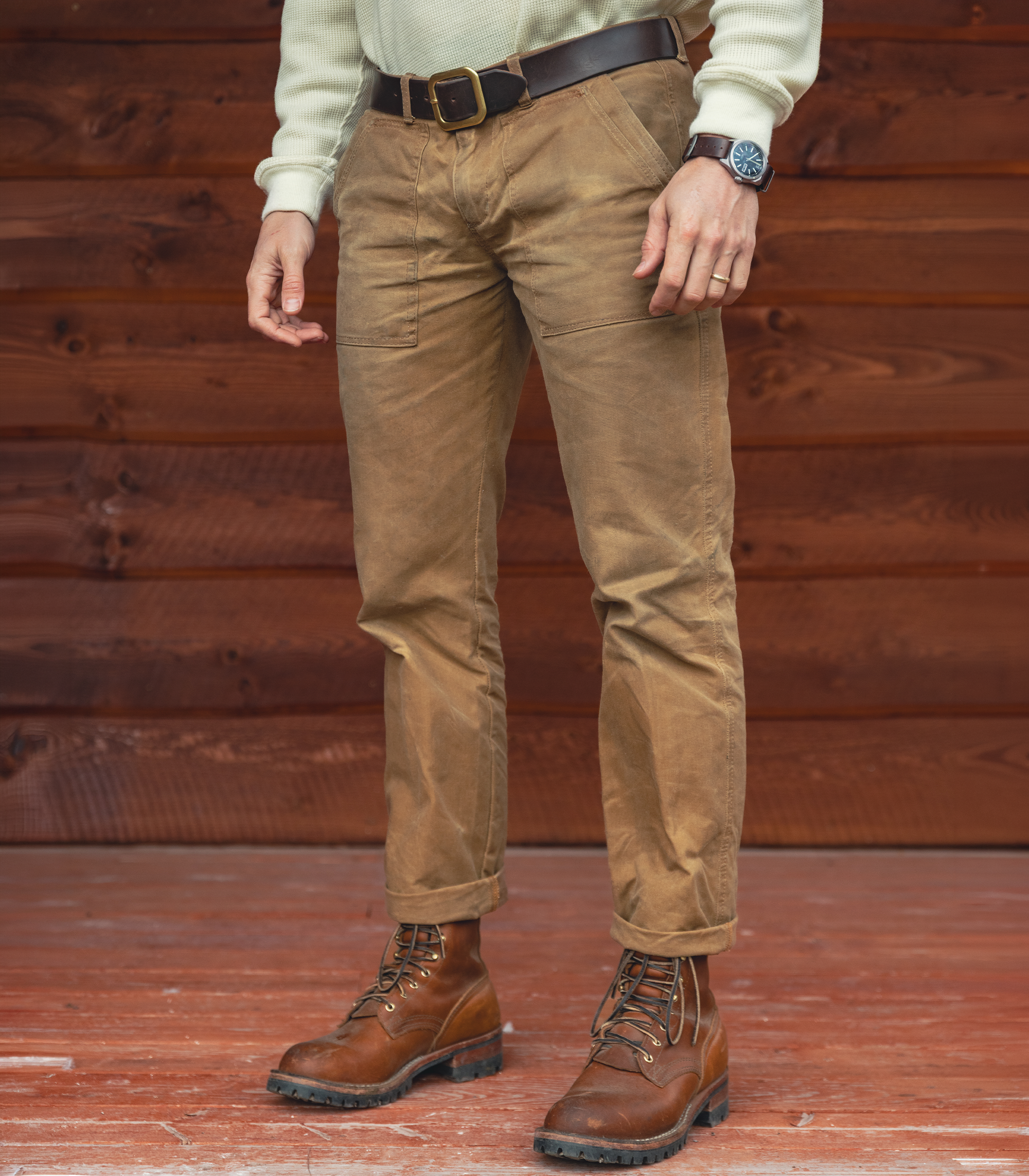 The Waxed Field Pant - Brush Brown