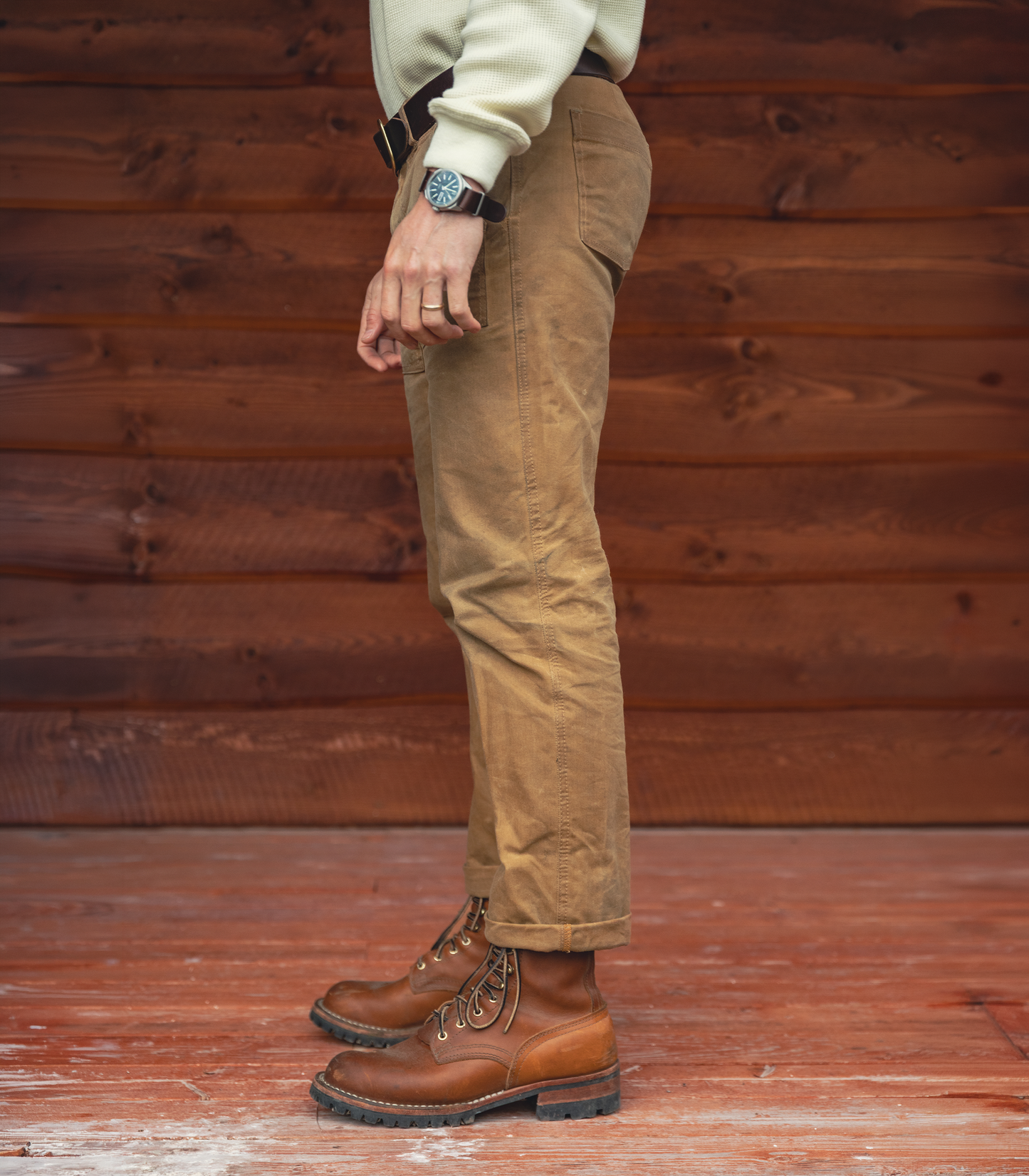 The Waxed Field Pant - Brush Brown