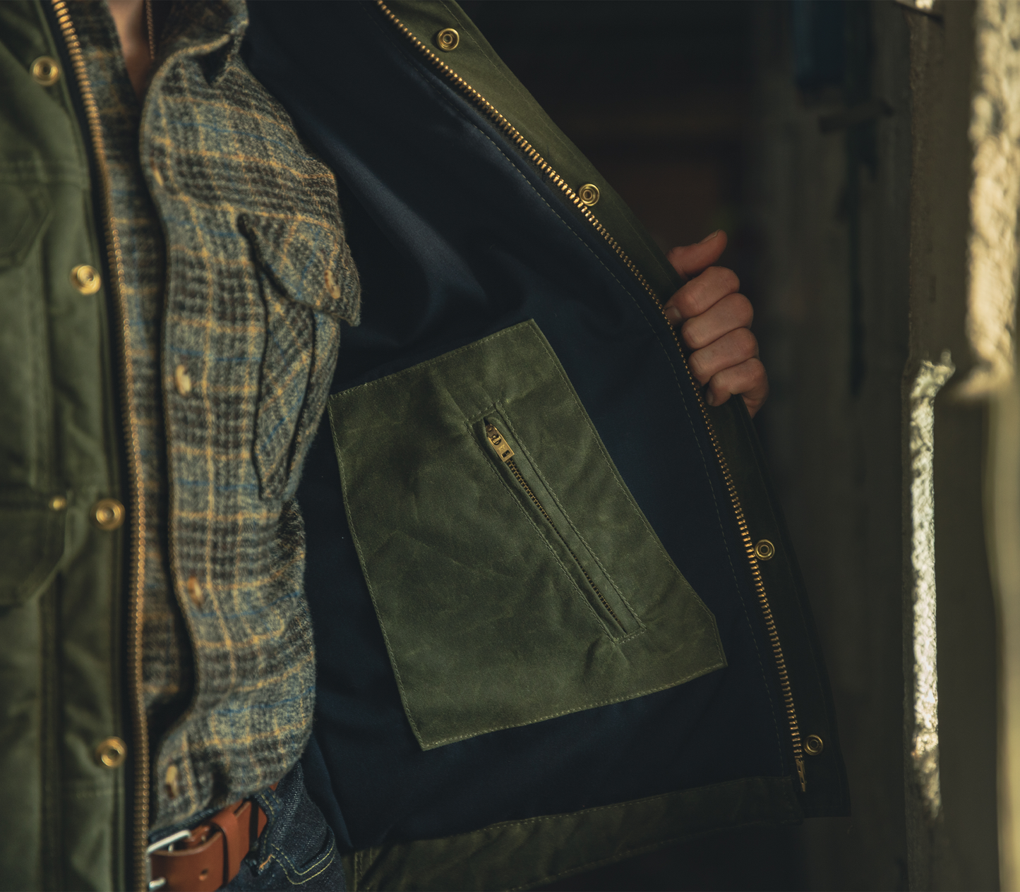 The Short Insulated Chief Jacket - Olive