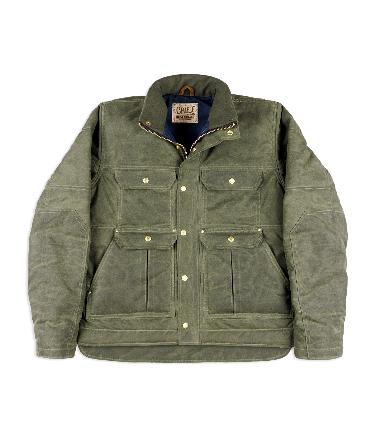 The Short Insulated Chief Jacket - Olive
