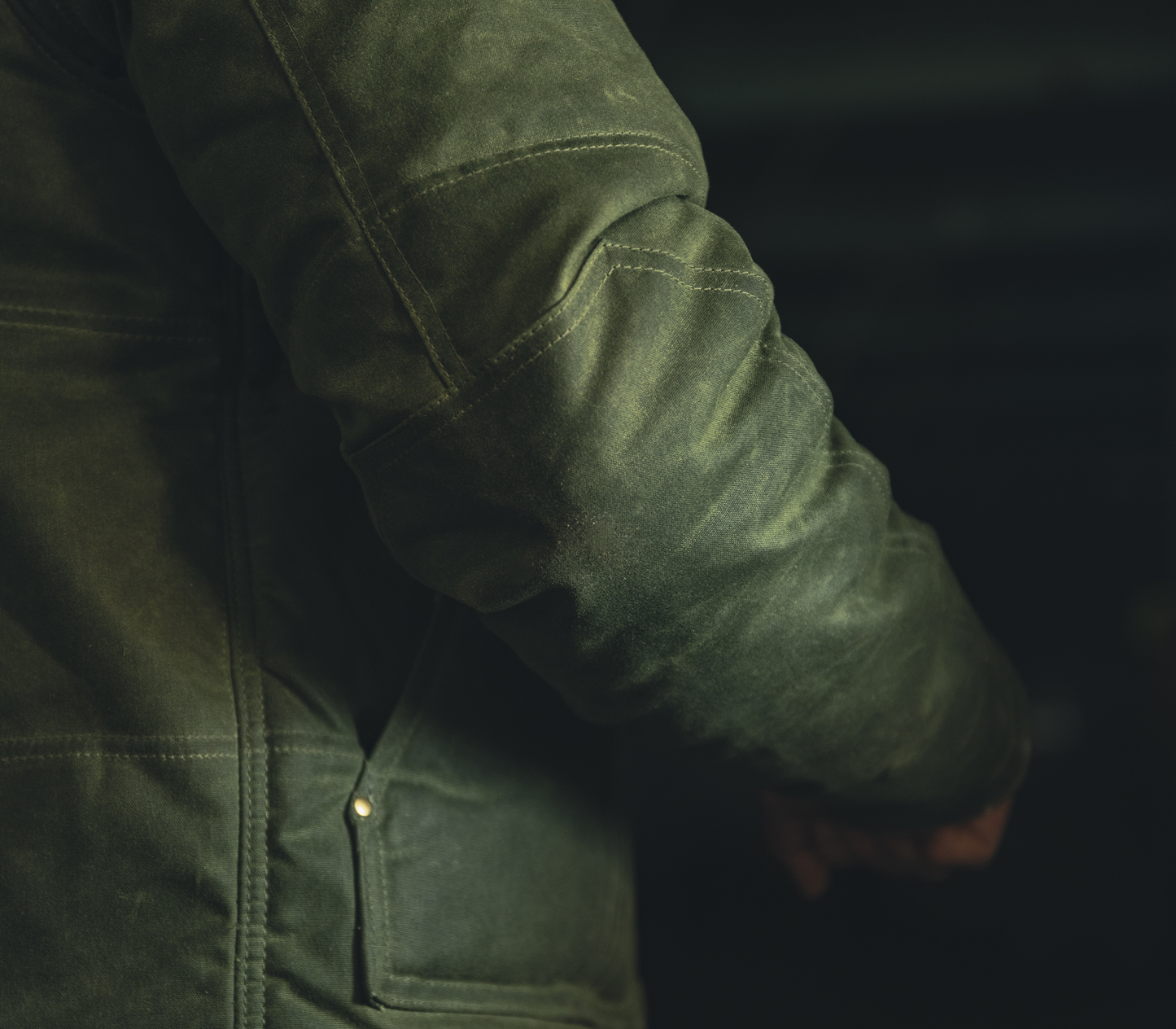 The Short Insulated Chief Jacket - Olive