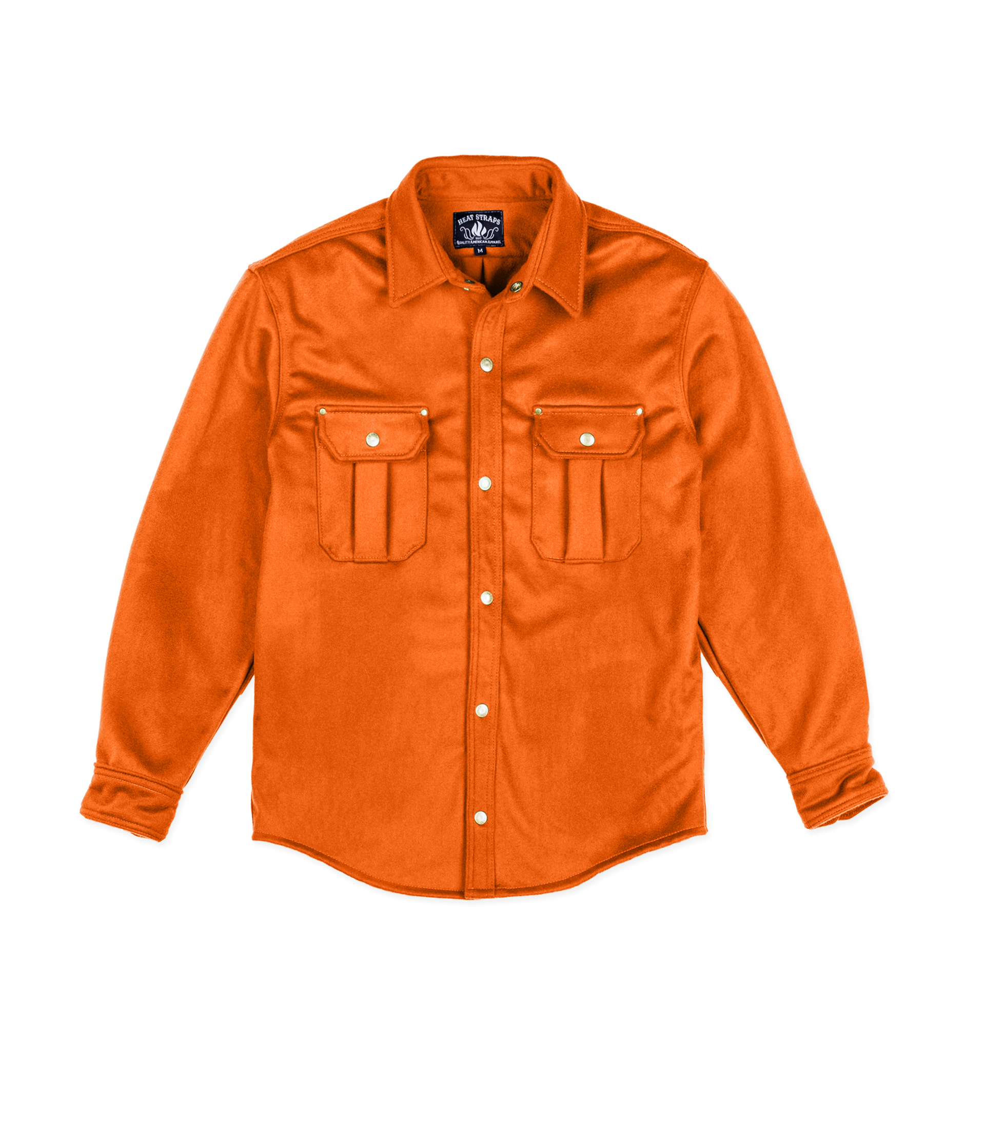 Outlander Woolen Shirt- Blaze Orange – Heat Straps USA