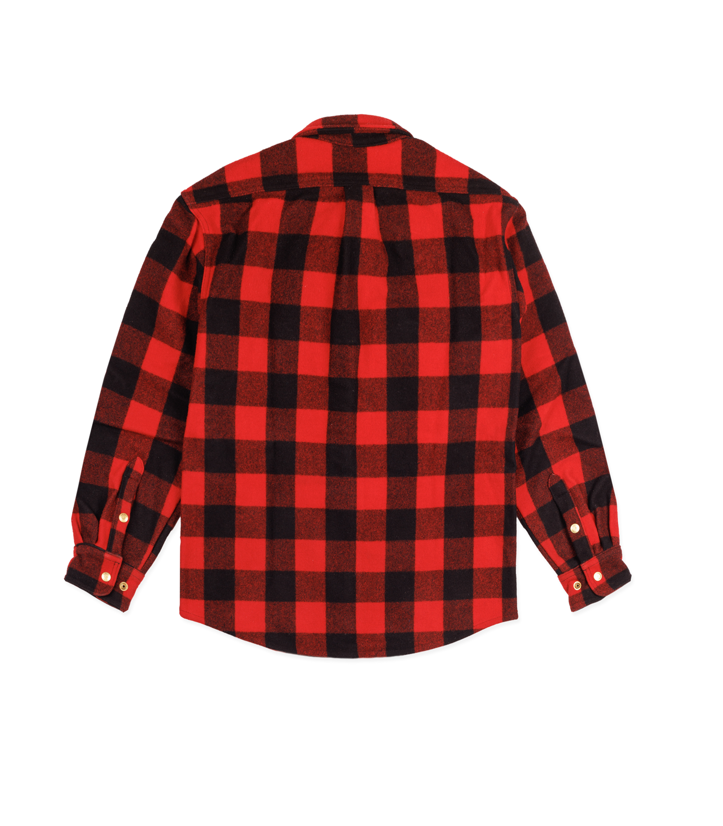 Outlander Woolen Shirt- Red Buffalo Plaid