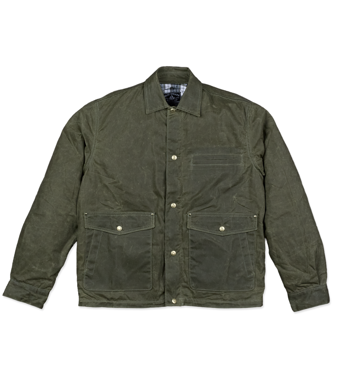 Heat Straps The Shop Jacket - Olive - Flatlay