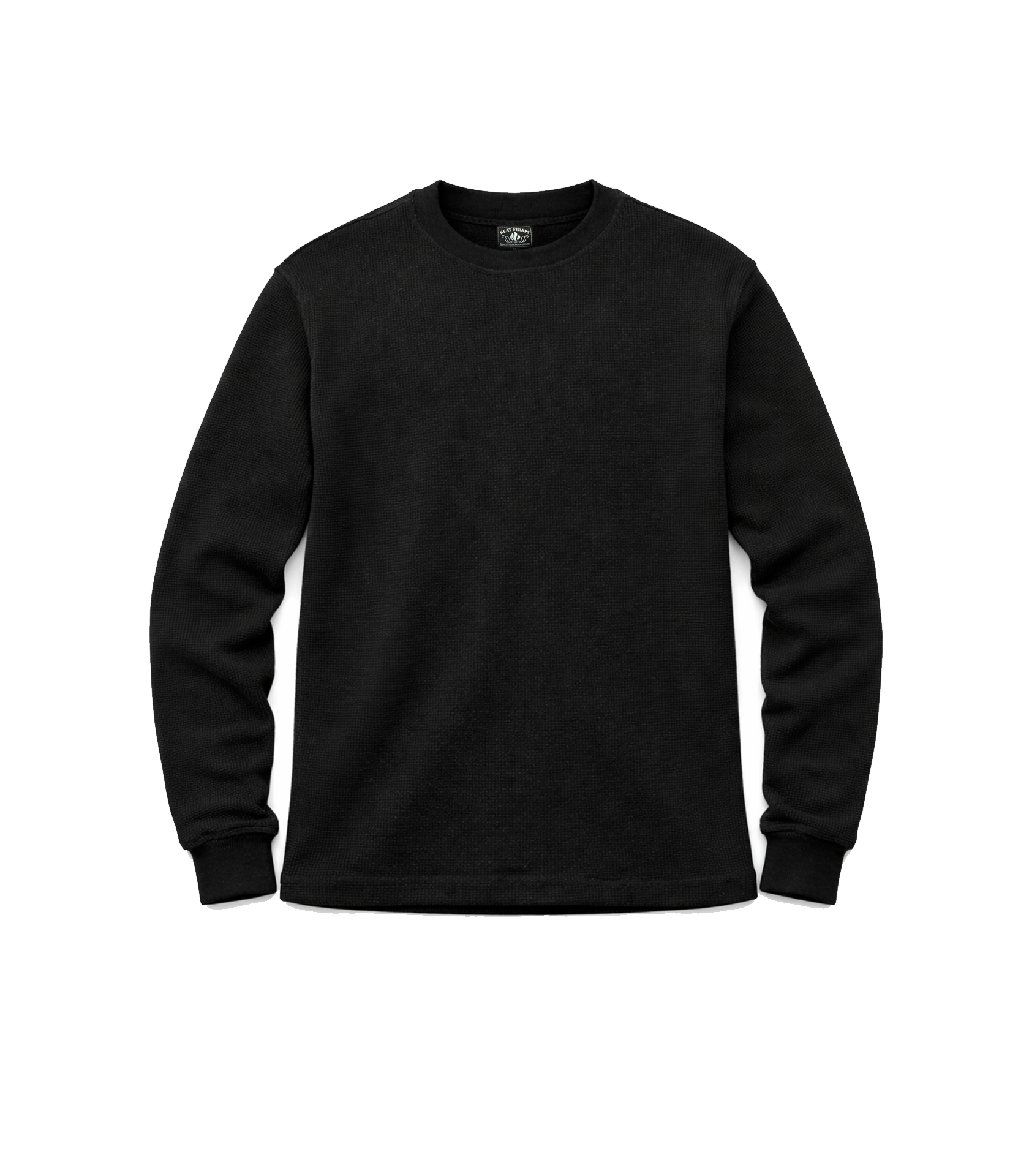 Waffle Knit Shirt - Black